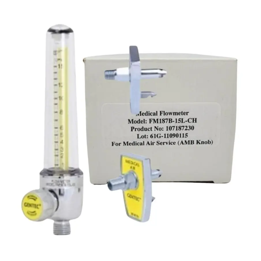 Genstar Technology FM187B-15L-CH Flowmeter Air Brass 15LTR Chemtrn