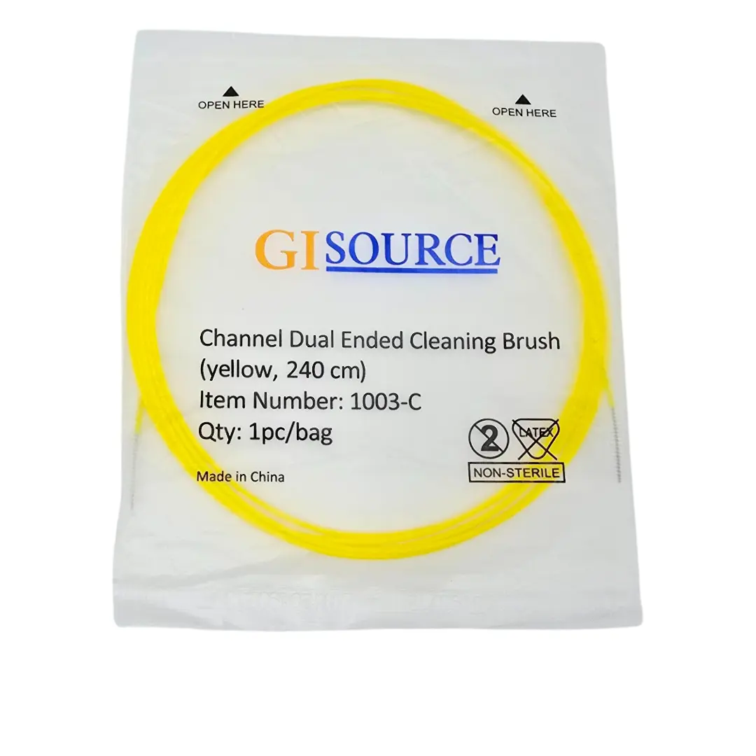 GI Source 1003-C Channel Dual Ended Cleaning Brush 240cm Medical Accessory
