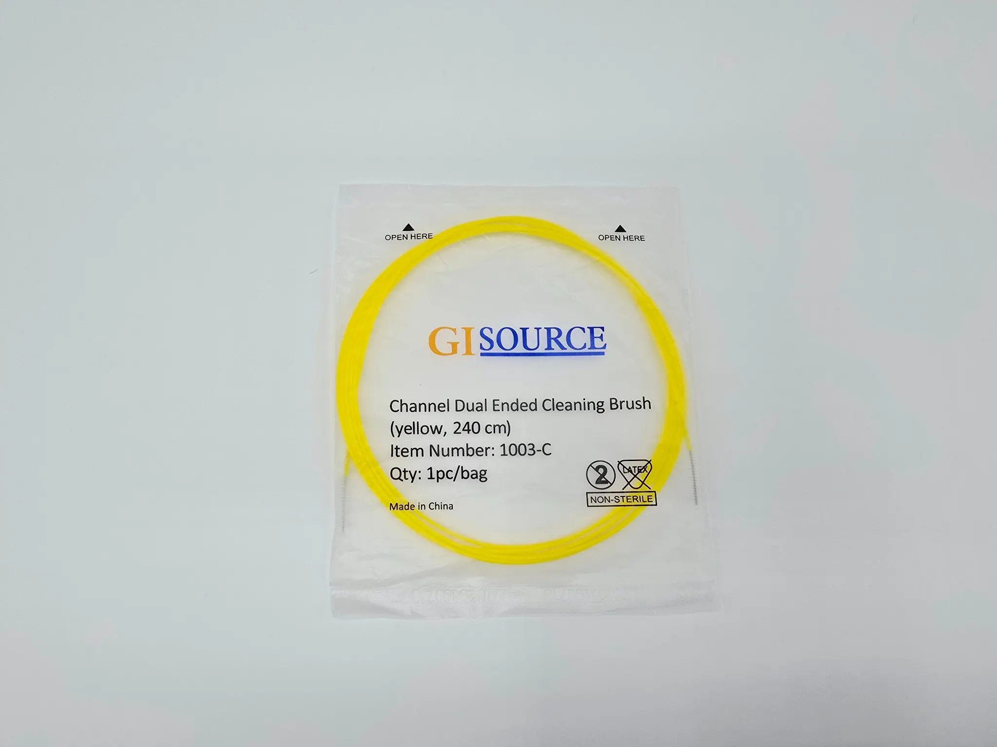 GI Source 1003-C Channel Dual Ended Cleaning Brush 240cm Medical Accessory - Image 2