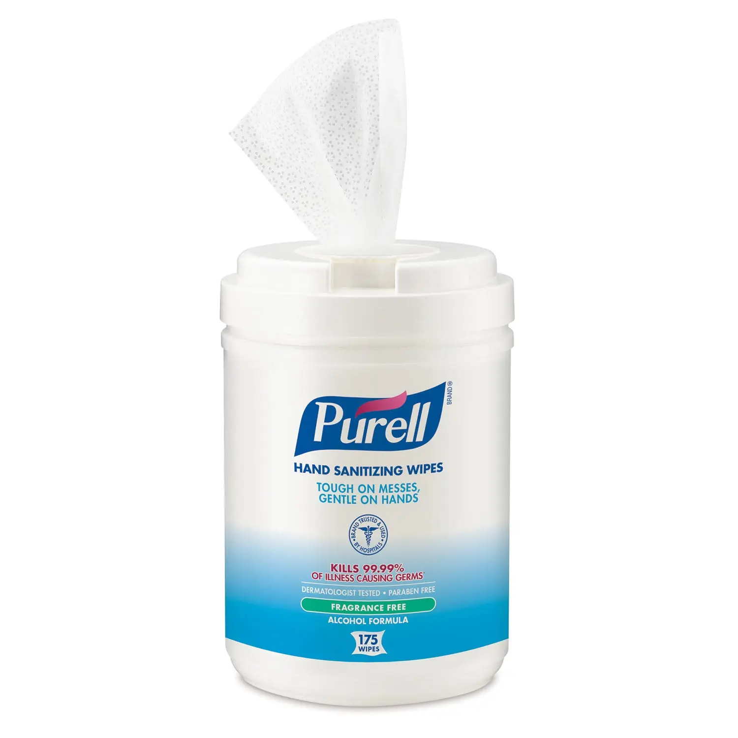 GOJO 9031-06 PURELL SANITIZING HAND WIPES Sanitizing Wipes, 175 Ct Canister, 6/cs (54 cs/plt)