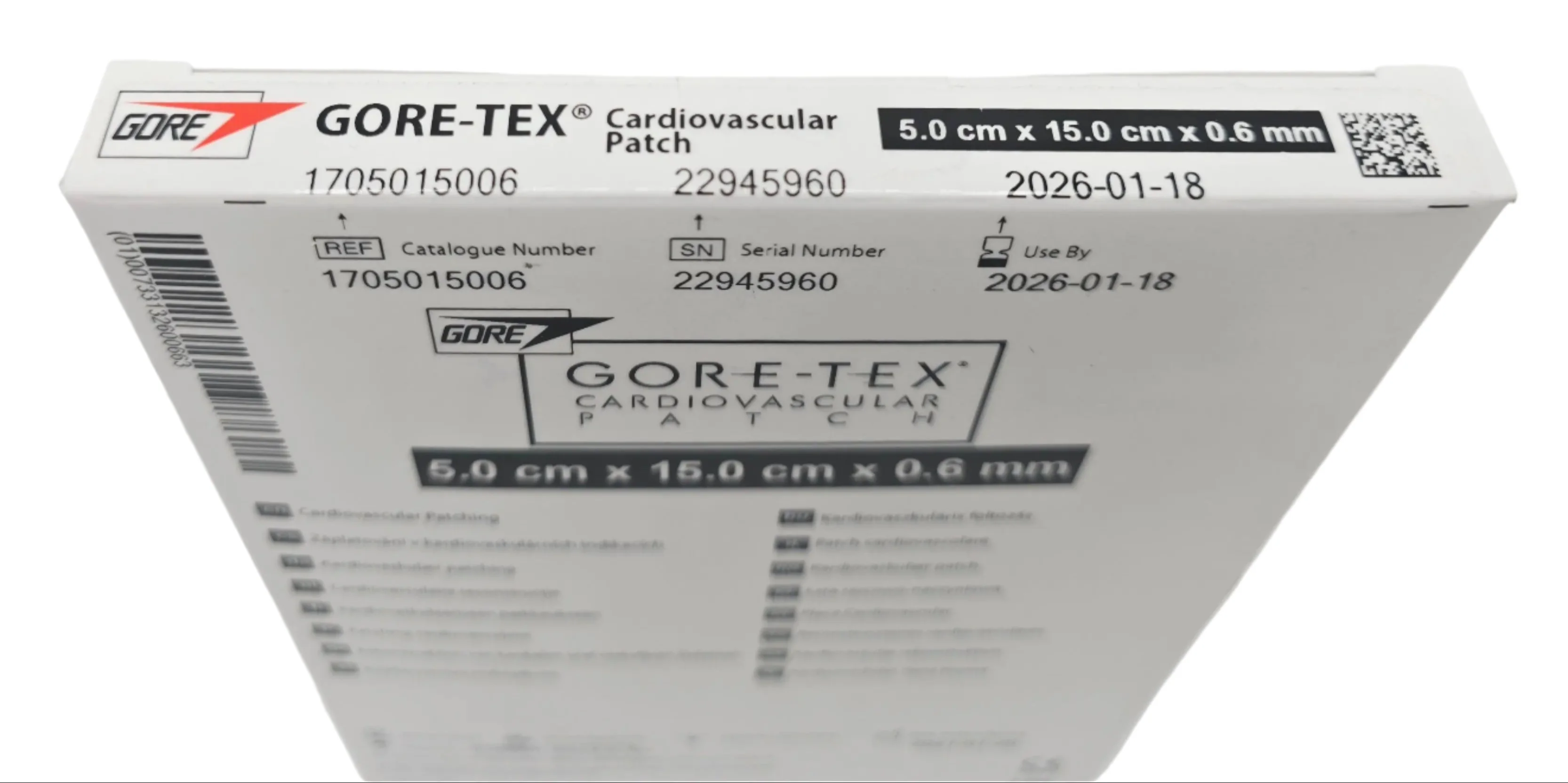Gore-Tex Cardiovascular Patch 1705015006 5.0cm x 15.0cm x 0.6mm - Image 3