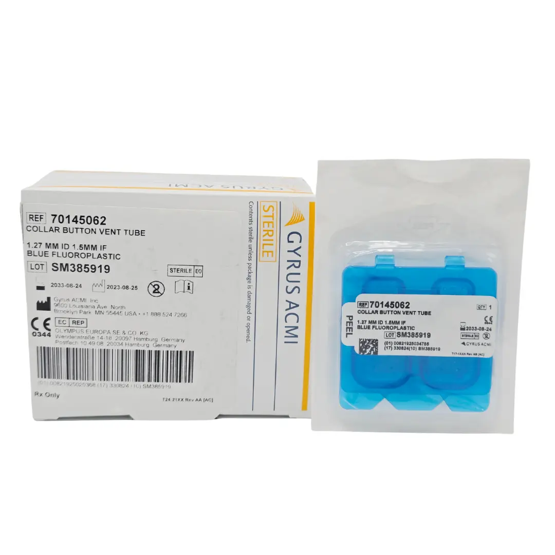 Gyrus Acmi 70145062 Collar Button Vent Tube 1.27mm ID 1.5mm IF BX/6