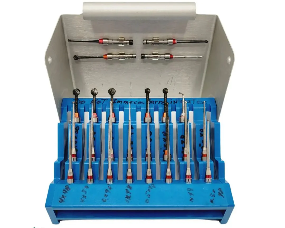 Hall Linvatec 5038-09 Osteon Bur Rack w/ 26 Zimmer 5056 Fluted Burs 5-1/2"