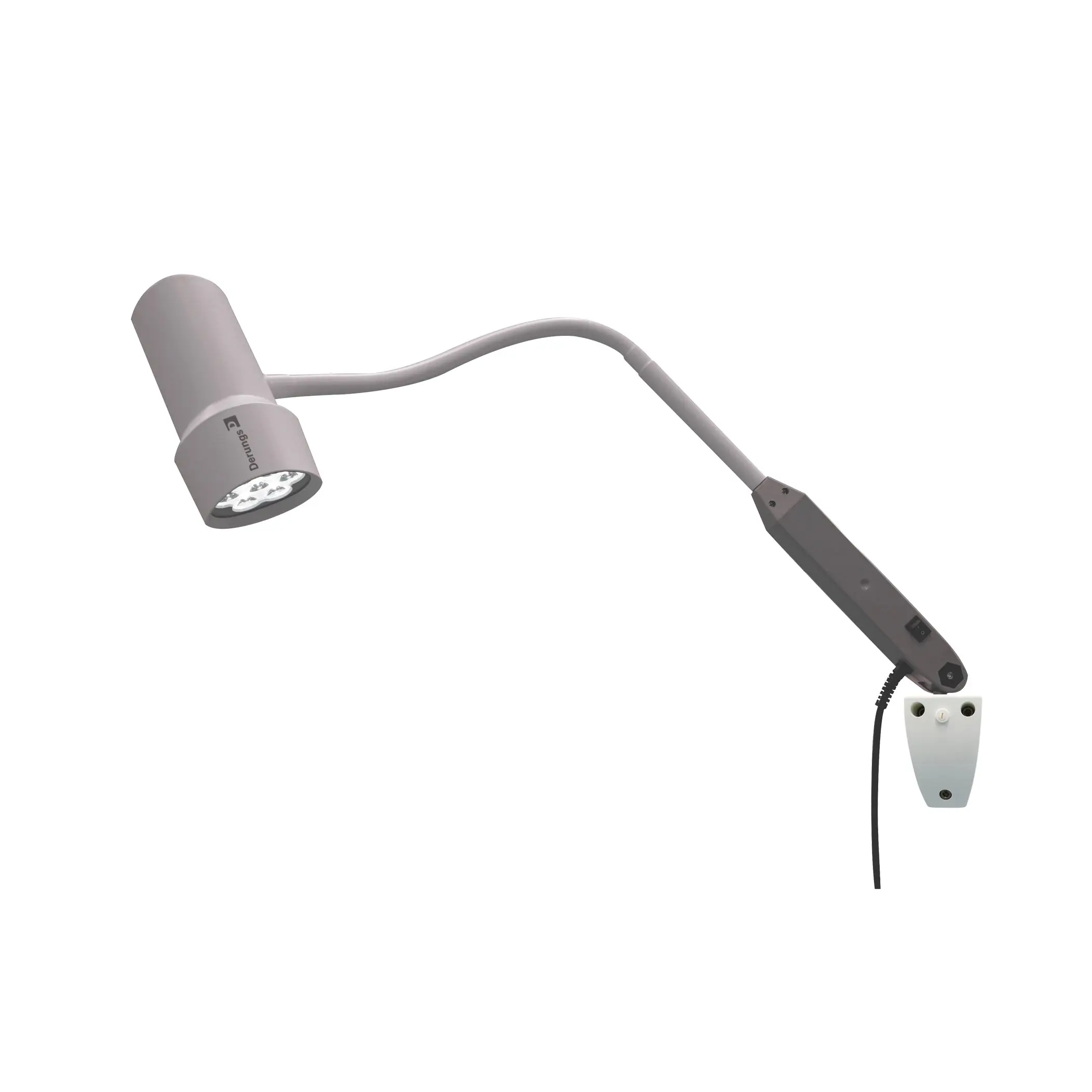 Waldmann HALUX LED N50 Exam Light-1 P SX, 4400K Gooseneck - Wall Mount