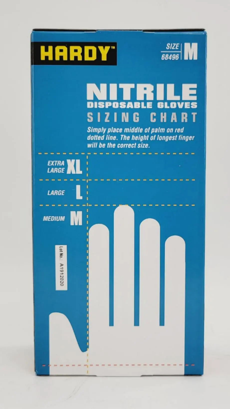 Hardy 5MIL Nitrile Disposable Gloves Medium for Industrial Use 1000/CS - Image 6