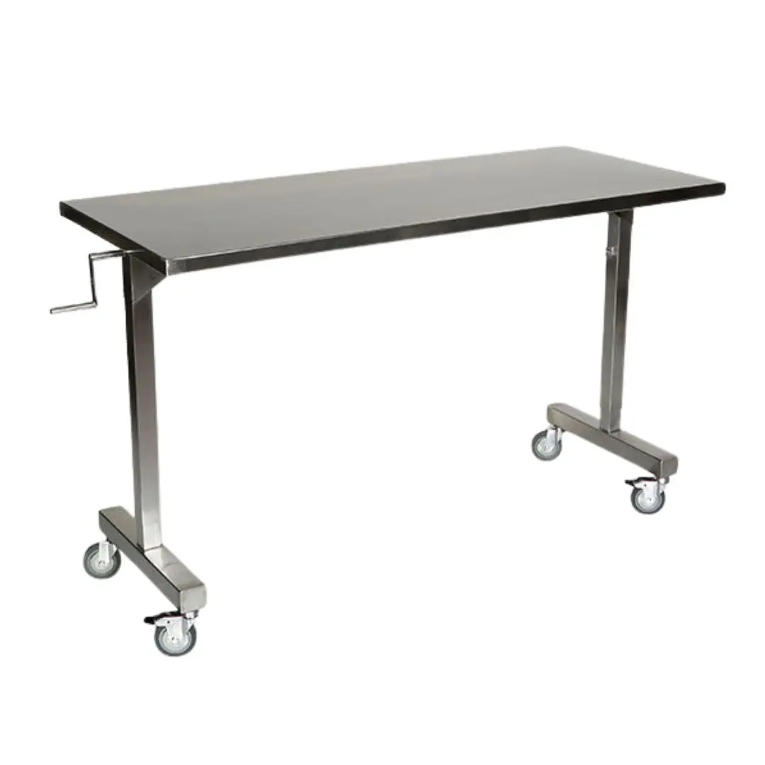AcralMed TBL530/531/532/533/535 Height Adjustable SS Instrument Table
