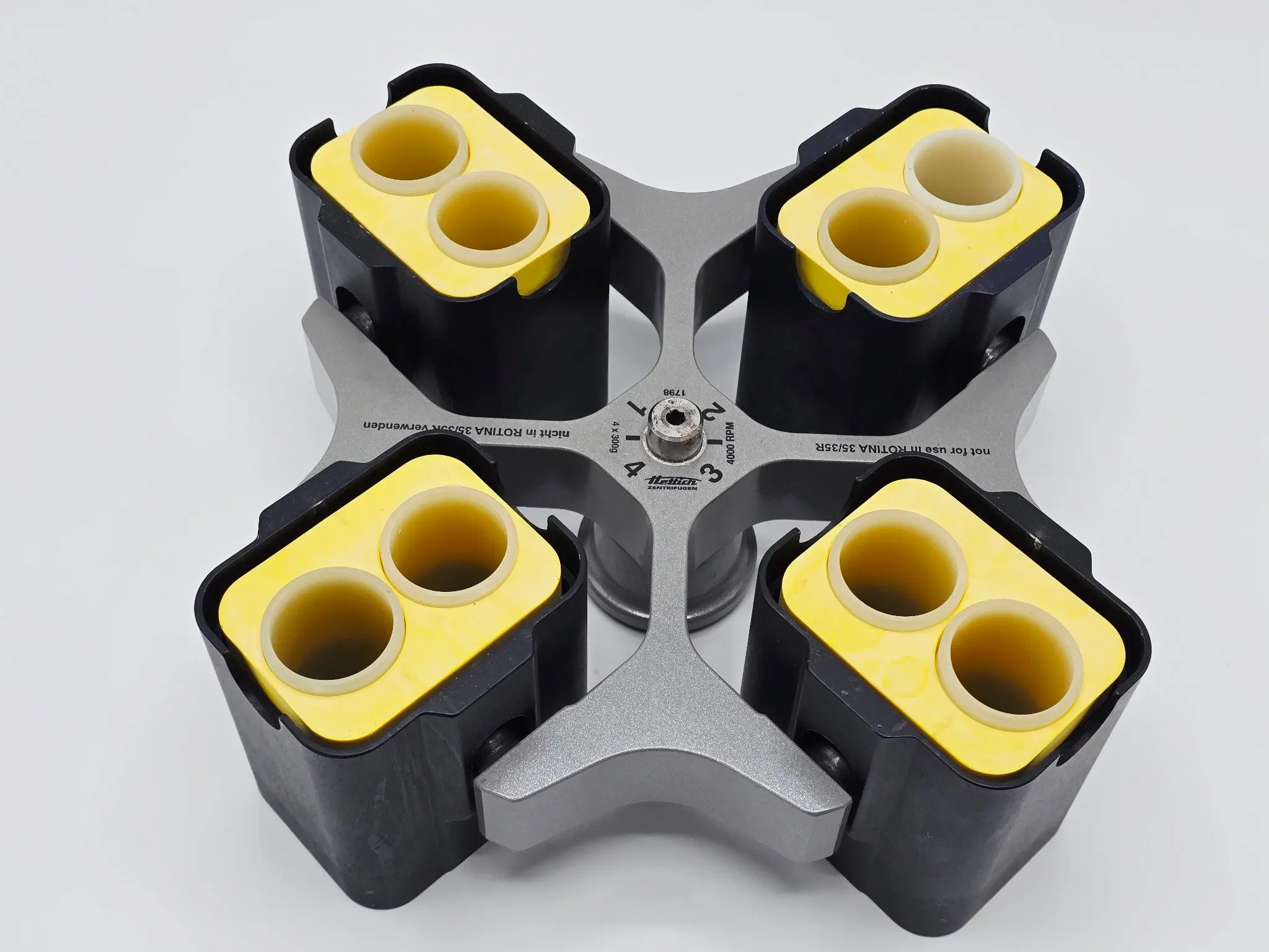 Hettich 4-Place Swing-Out Rotor Laboratory Centrifuge Accessory - Image 3