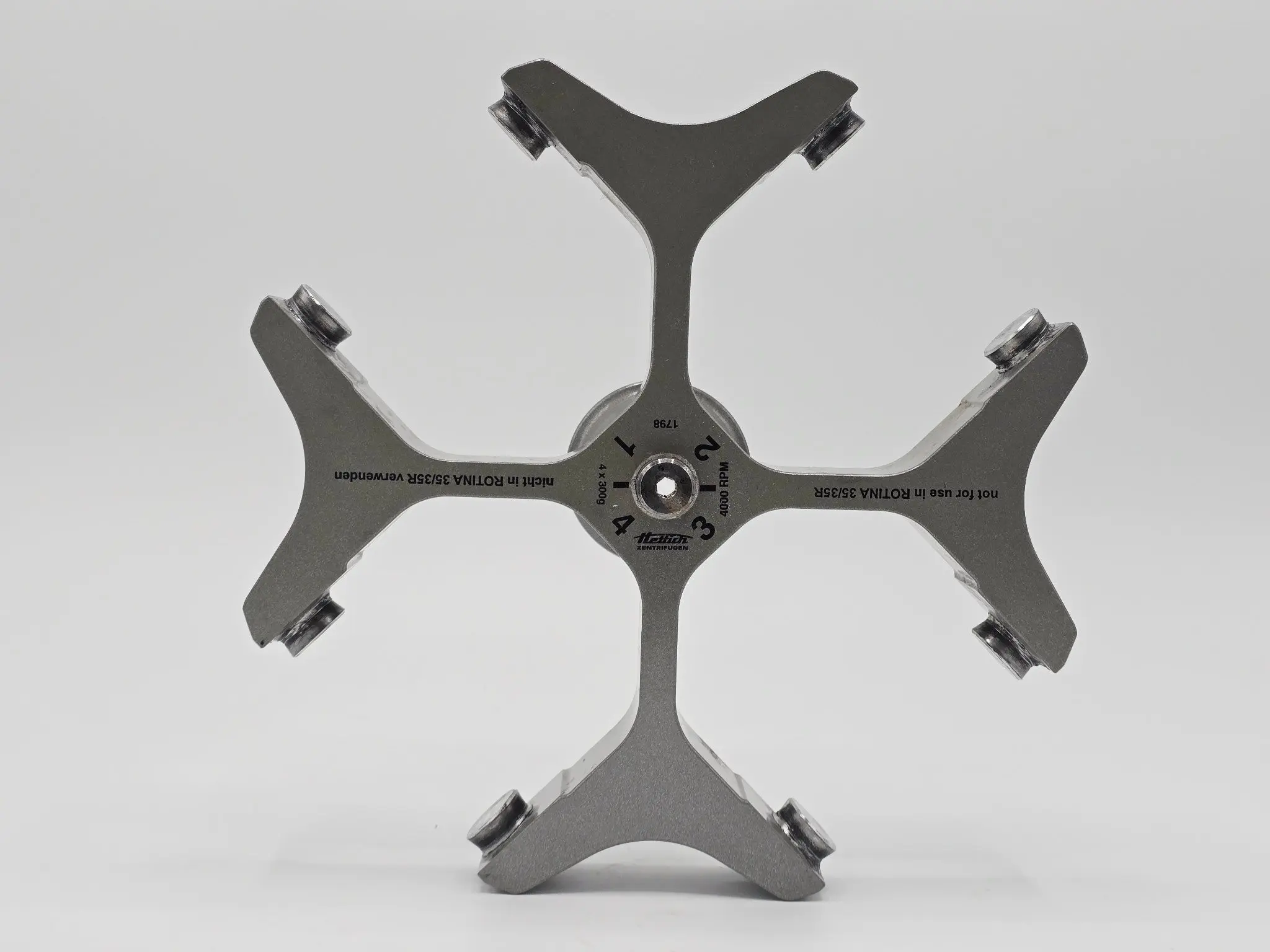 Hettich 4-Place Swing-Out Rotor Laboratory Centrifuge Accessory - Image 7