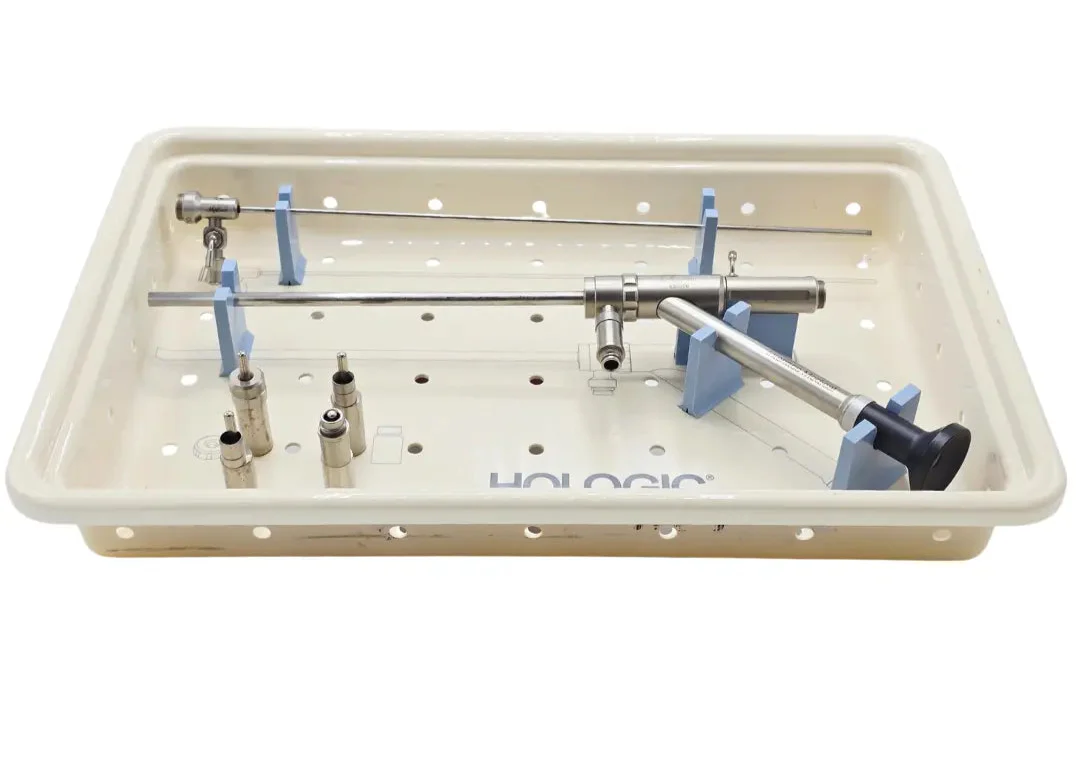 Hologic MyoSure Hysteroscope 40-200 & 40-201 Set + Carbomedics Valve Tray