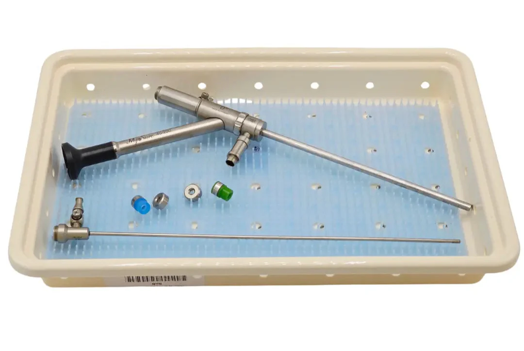 Hologic MyoSure Hysteroscope 40-200 + Outflow 40-201 w/ Stryker Camera Tray