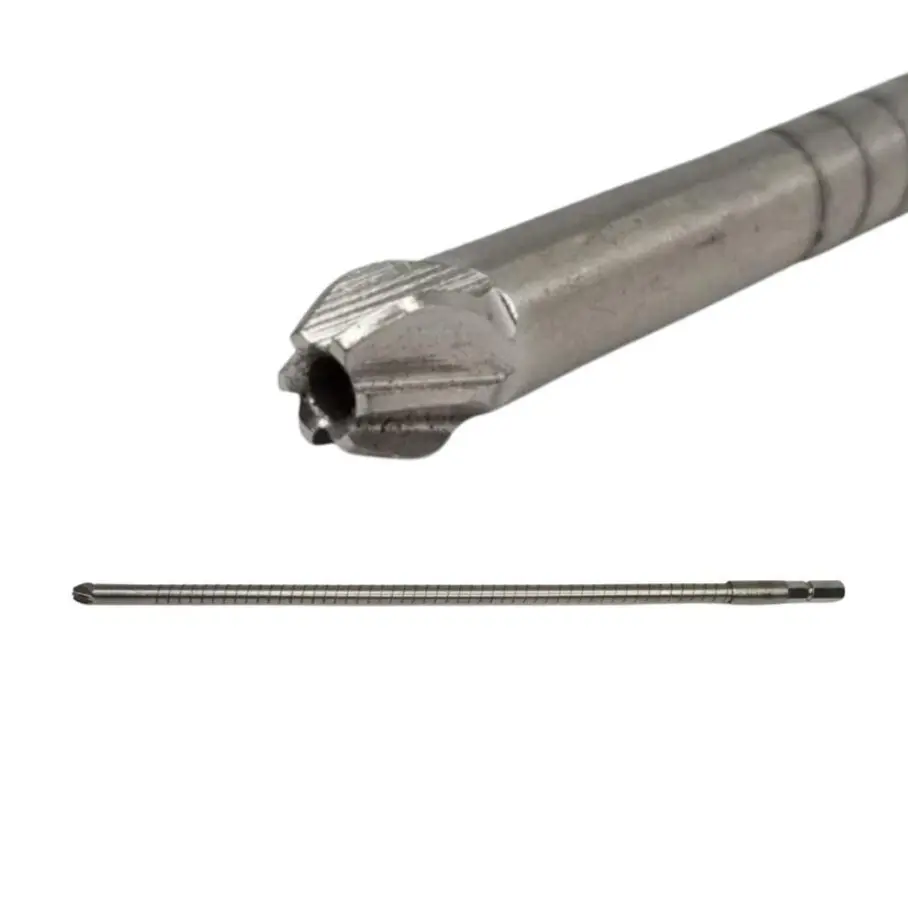 Howmedica 3213-0-100 10mm Flexible Reamer Drill Bit Attachment Orthopedic 13-1/2"