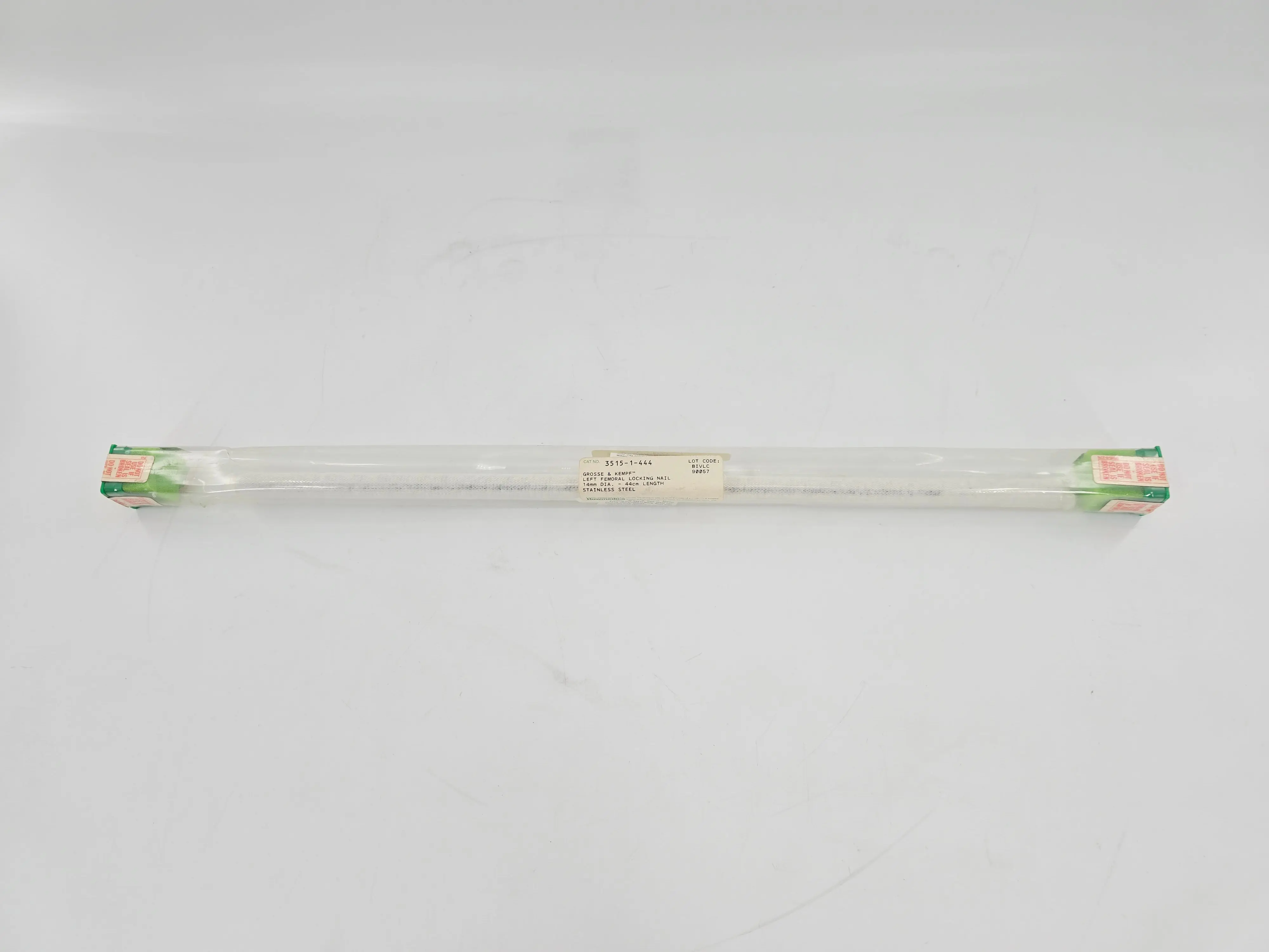 Howmedica 3515-1-444 Grosse & Kempf Left Femoral Locking Nail 14mm x 44cm 1/EA - Image 2