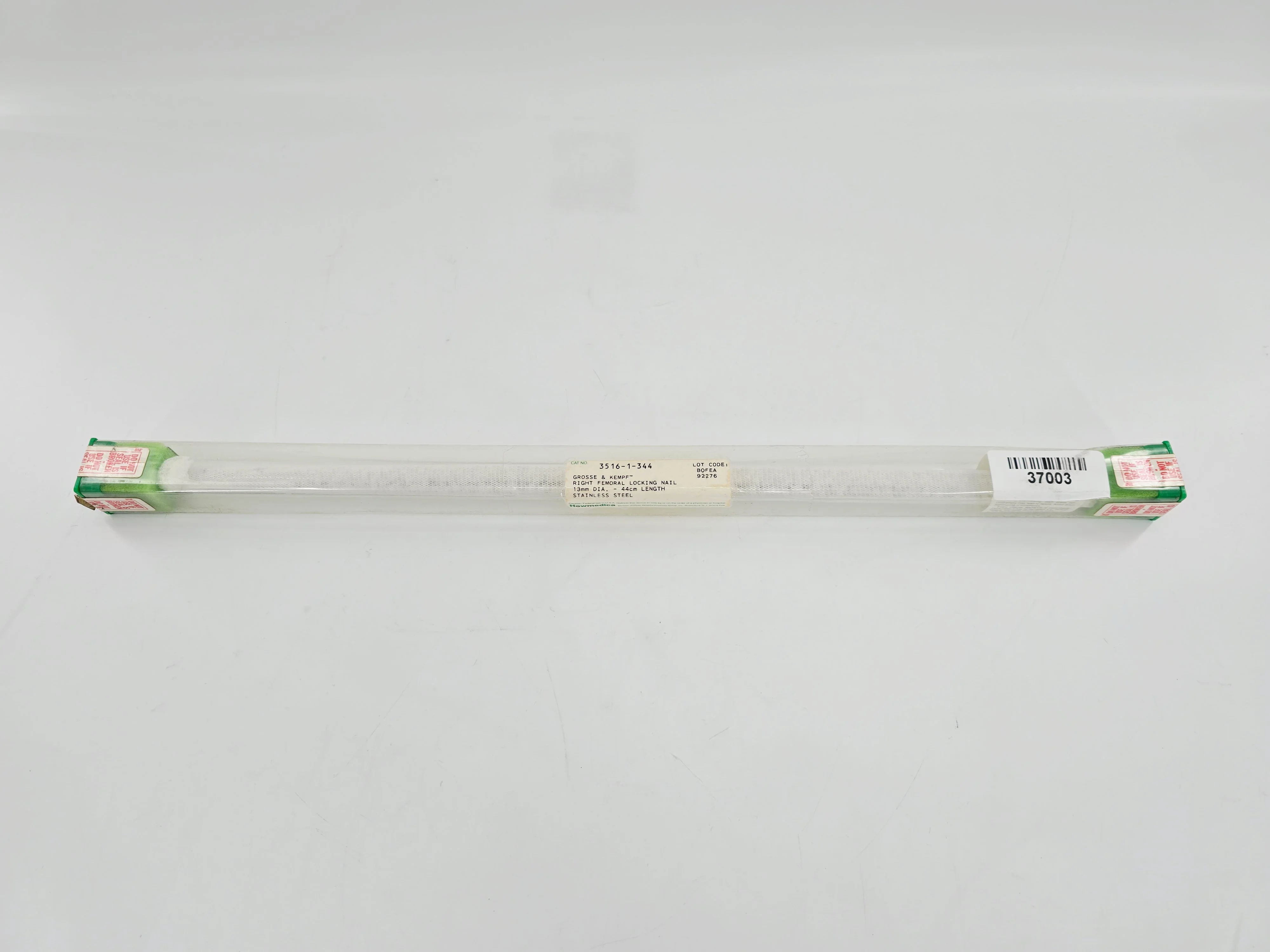 Howmedica 3516-1-344 Grosse-Kempf Right Femoral Locking Nail 13mm x 44cm 1/EA - Image 2