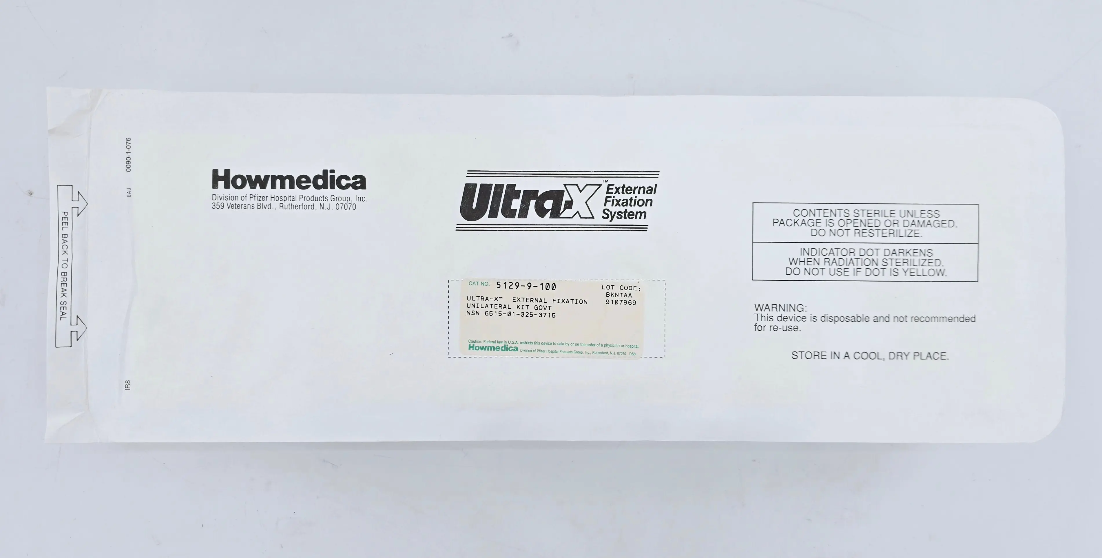 Howmedica 5129-9-100 Ultra-X Unilateral External Fixation Kit - Image 4