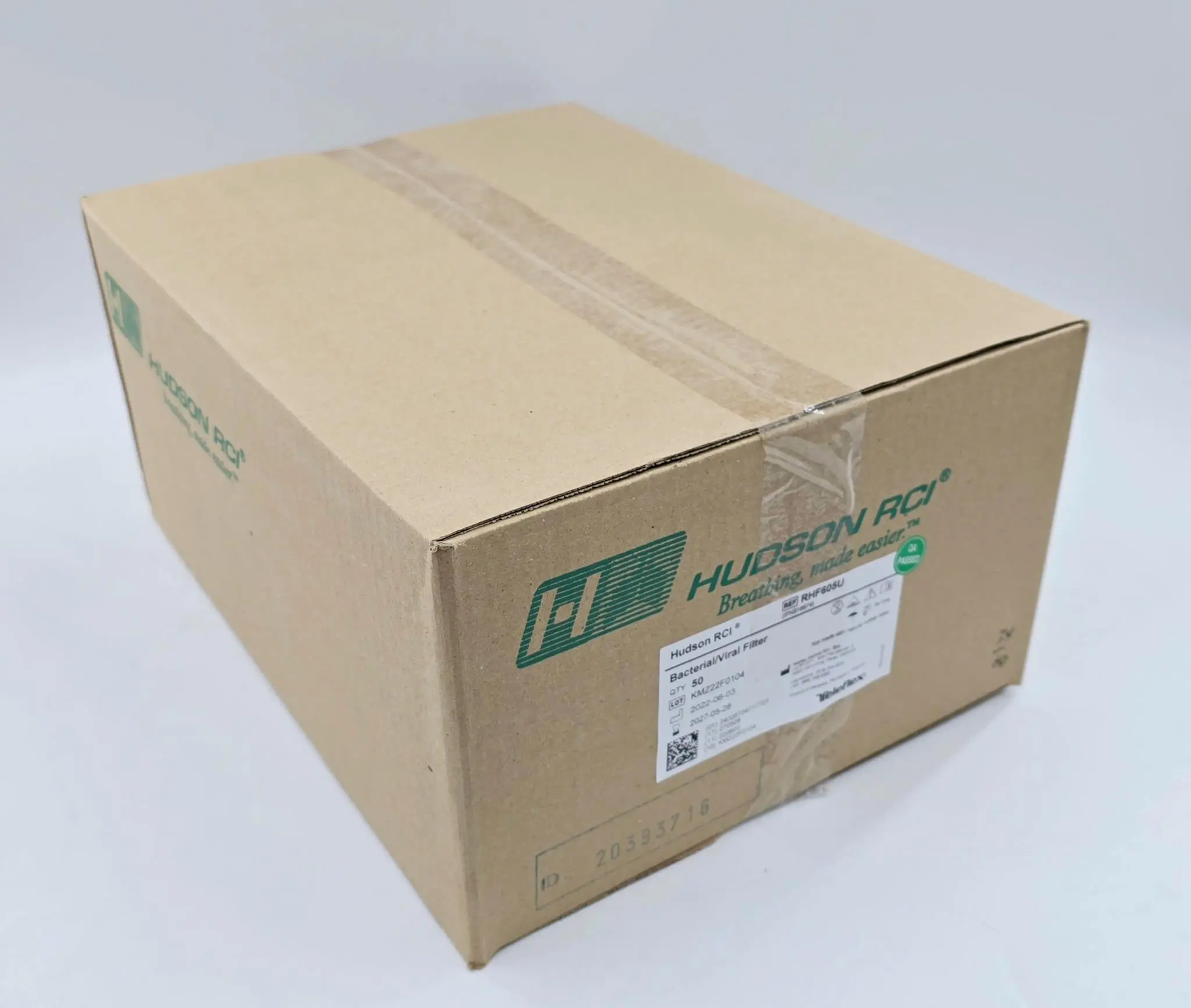 Hudson RCI RHF605U Bacterial/Viral Filter Case Of 50 - Image 4