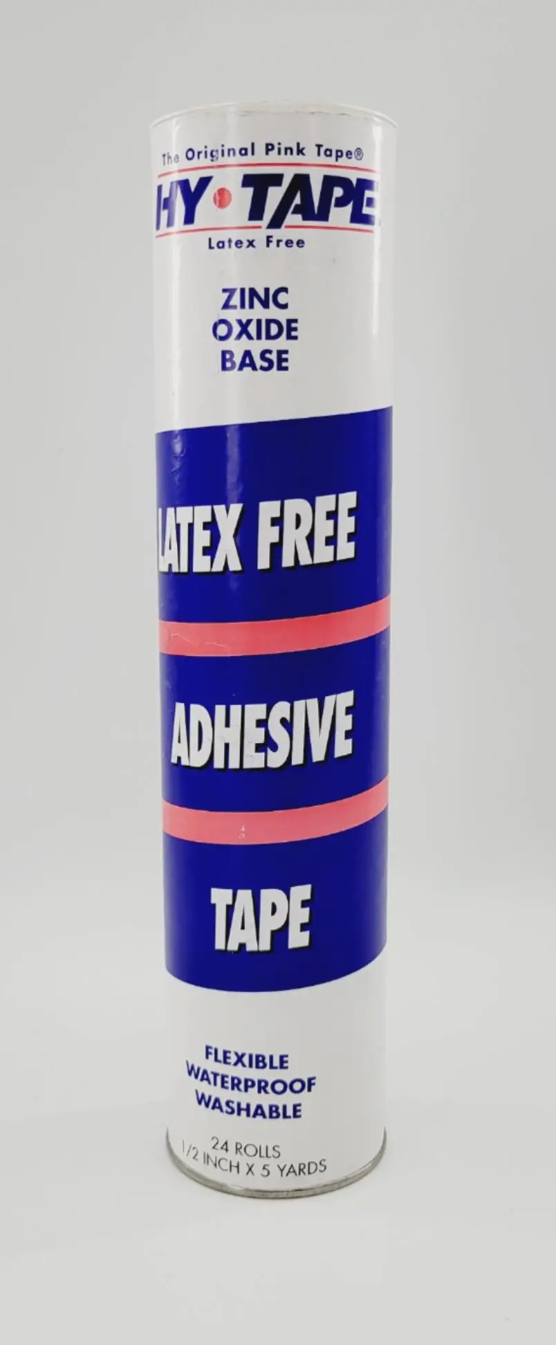 HY-TAPE 5LF Latex Free 1/2" X 5 Yards Adhesive Tape Zinc Oxide 24 Rolls - Image 3