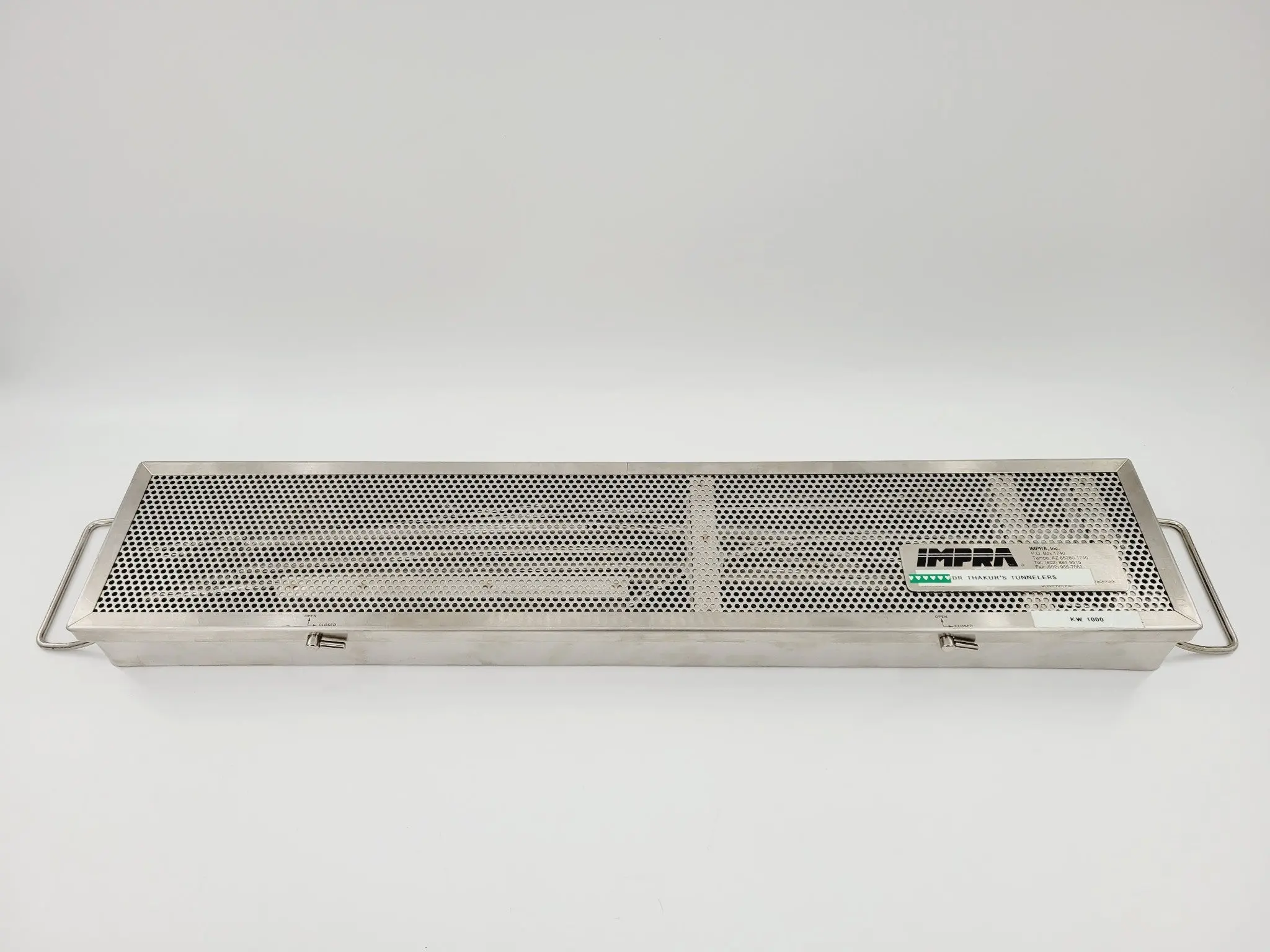 Impra KW1000 Kelly-Wick Tunneler Set w/ Extra Handles, Tips & Sterilization Case - Image 2