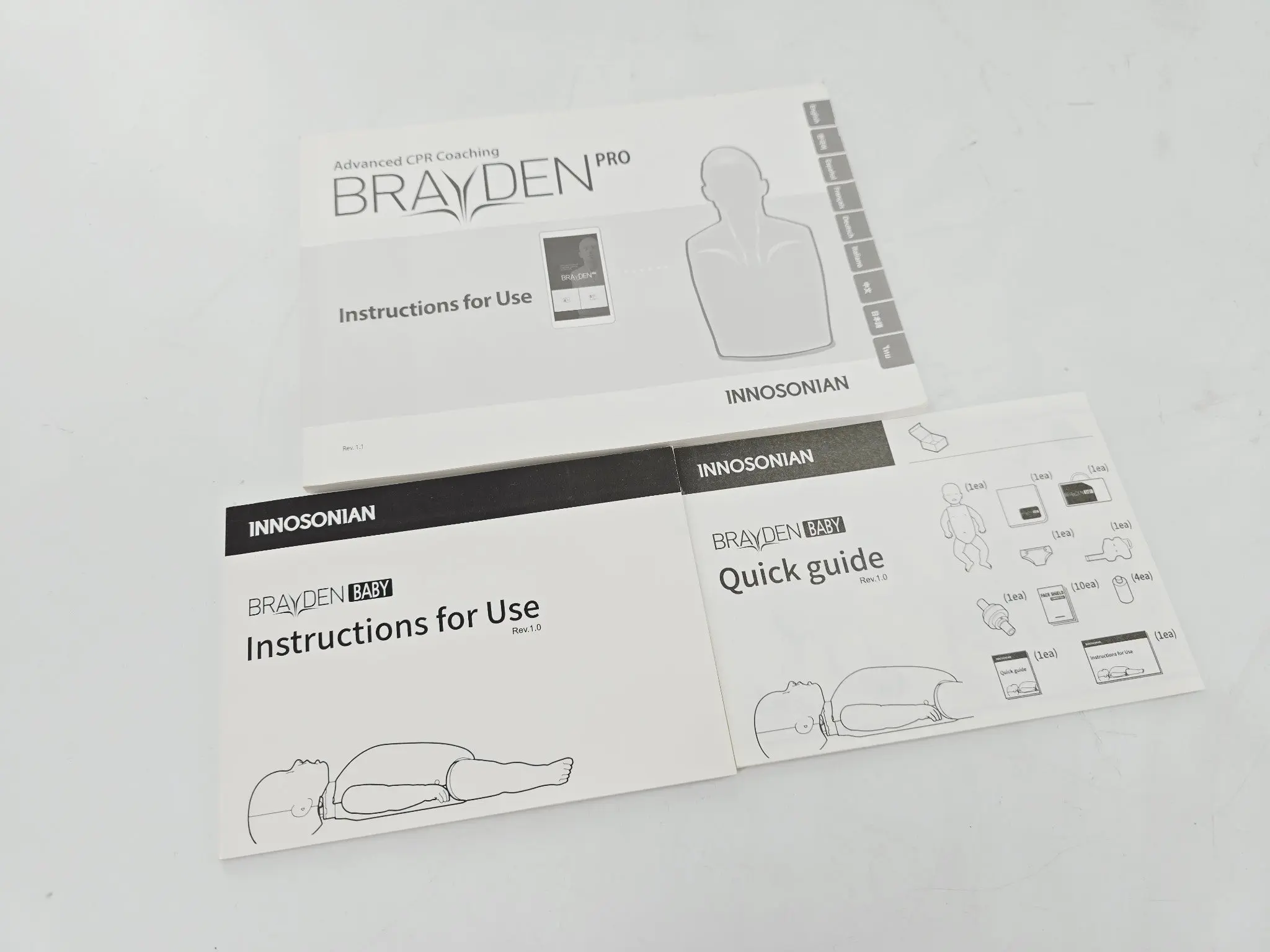 Innosonian Brayden Baby Pro Infant CPR Training Manikin Kit - Image 4