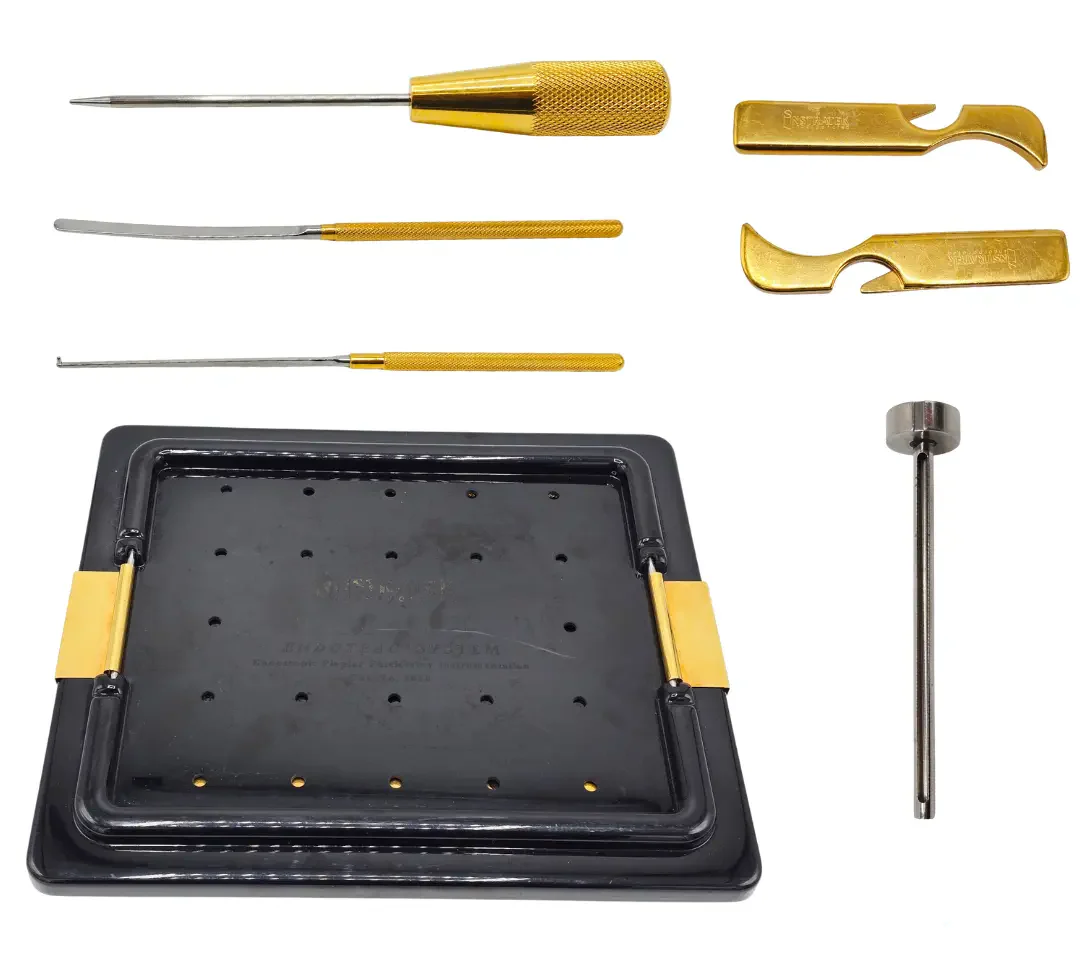 Instratek 3010 Endoscopic Plantar Fasciotomy Set with Case 6 piece Tools