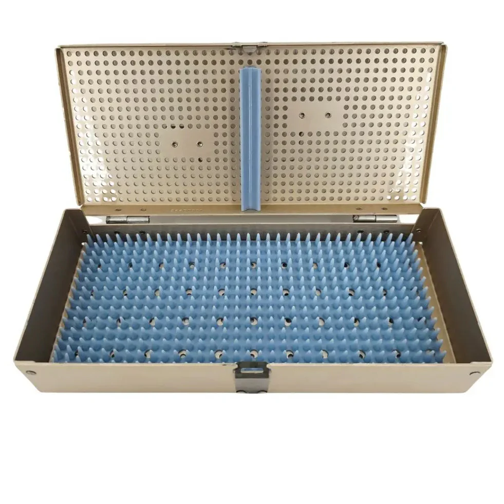 Instrument Sterilization Case w/ Handle 10-5/8" x 4-3/4" x 2"