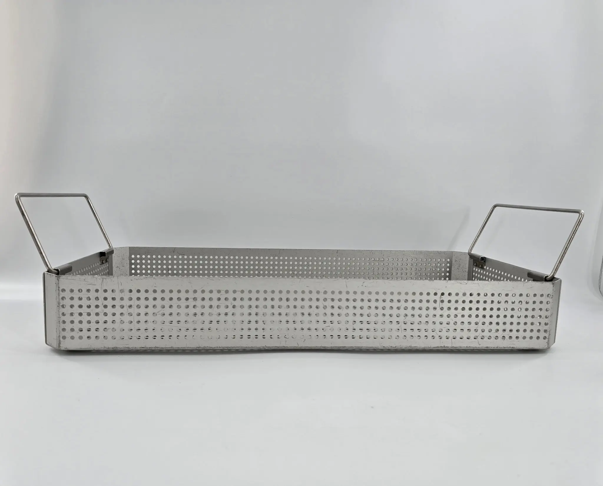 Instrument Sterilization Tray with Handles 22" x 10" x 3" - Image 2