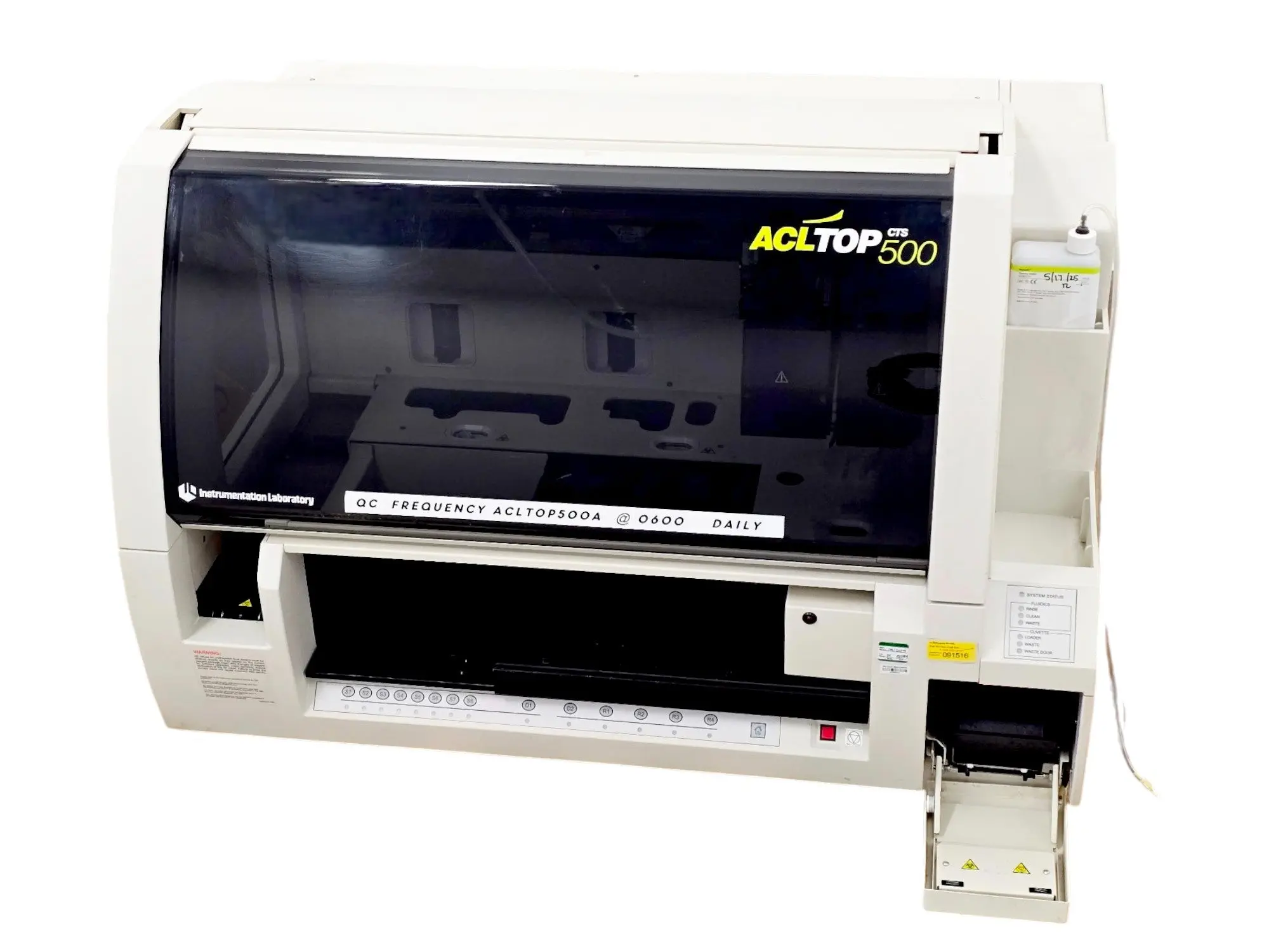 Instrumentation Laboratory ACL TOP CTS 500 Hemostasis Analyzer System w/ Monitor - Image 3