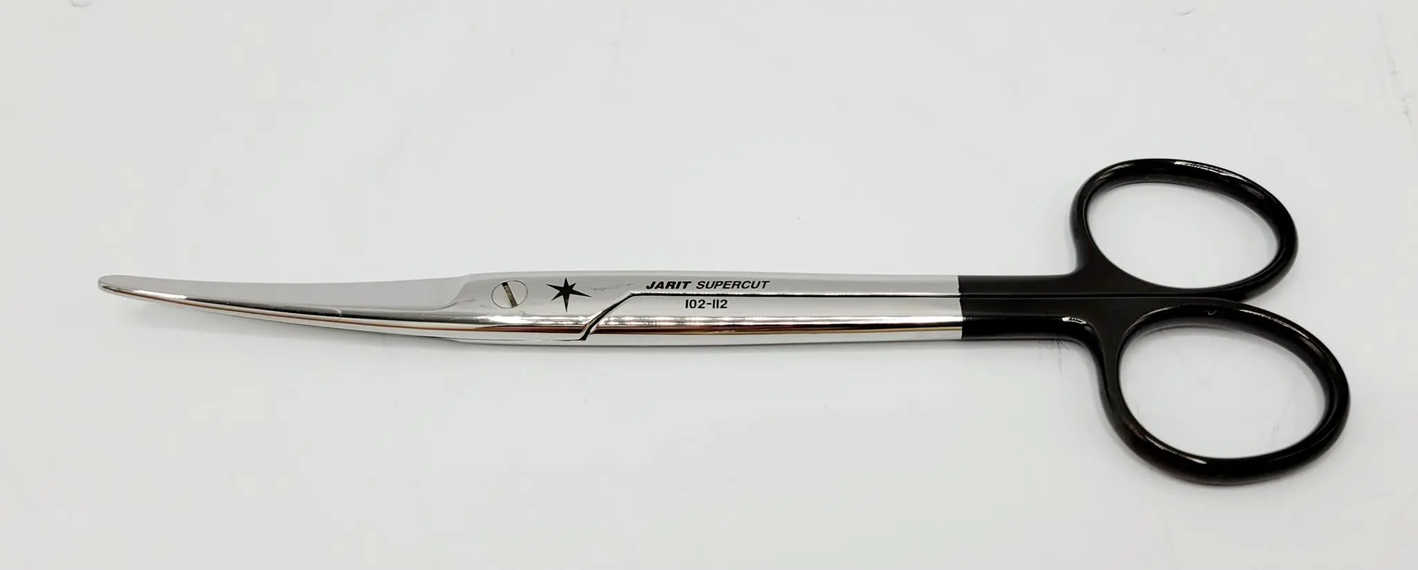 Jarit 102-112 Mayo Scissor Supercut Curved 58mm Tip  6-3/4" - Image 2