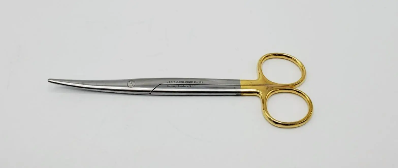 Jarit 103-222 Mayo Surgical Scissors Carb-Edge Tungsten Carbide 6-3/4" - Image 2