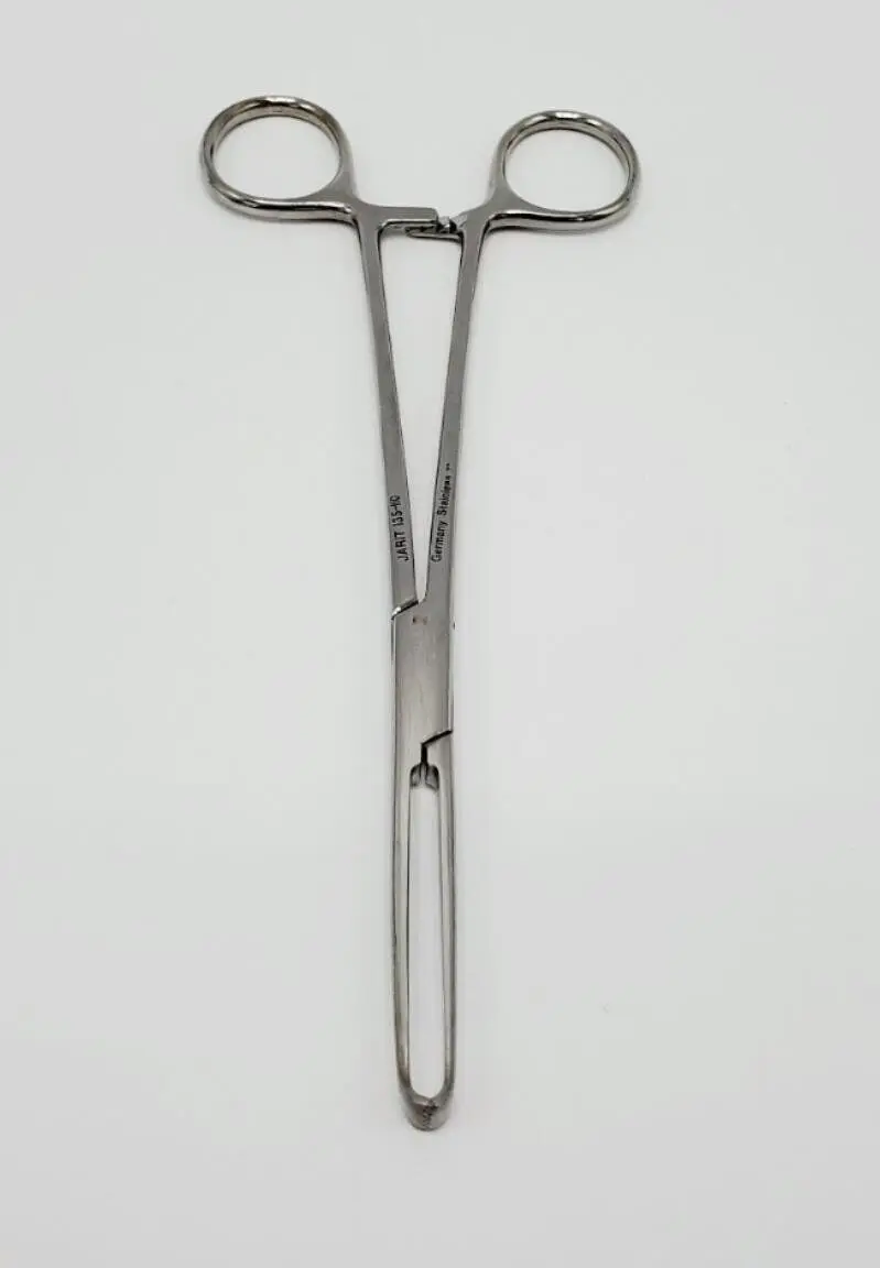 Jarit 135-110 Allis Tissue Forceps 5 x 6 Teeth Straight 7-1/2" - Image 4