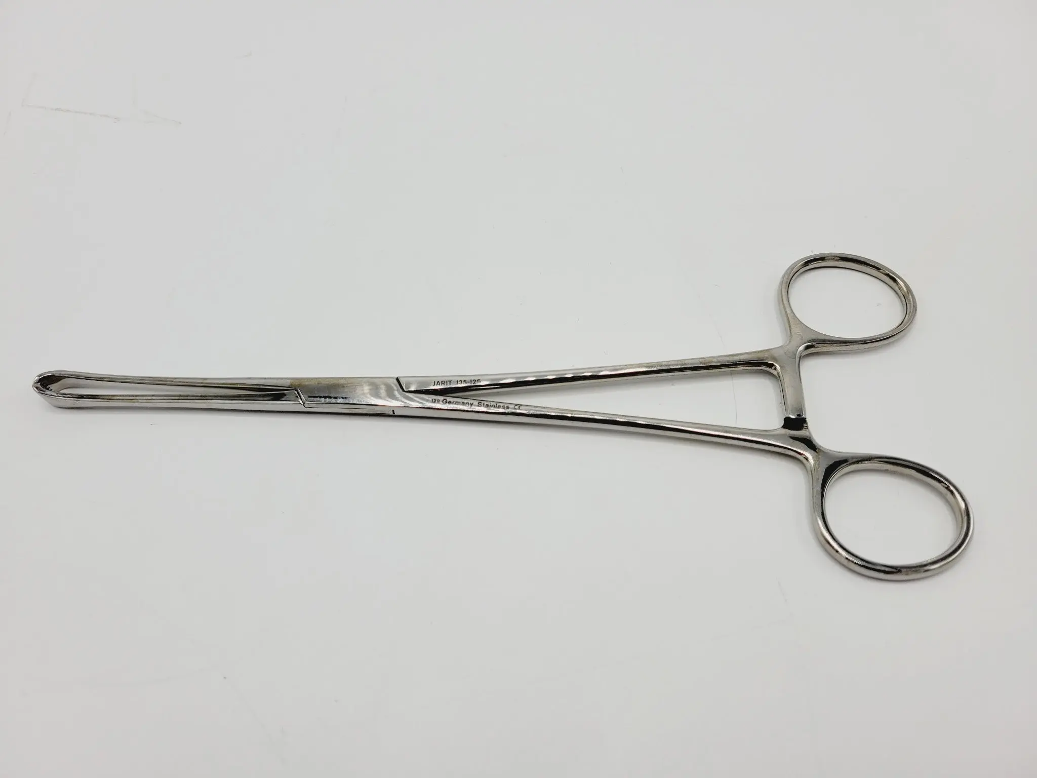 Jarit 135-125 Thoms-Allis Tissue Forceps, Straight 8" - Image 2