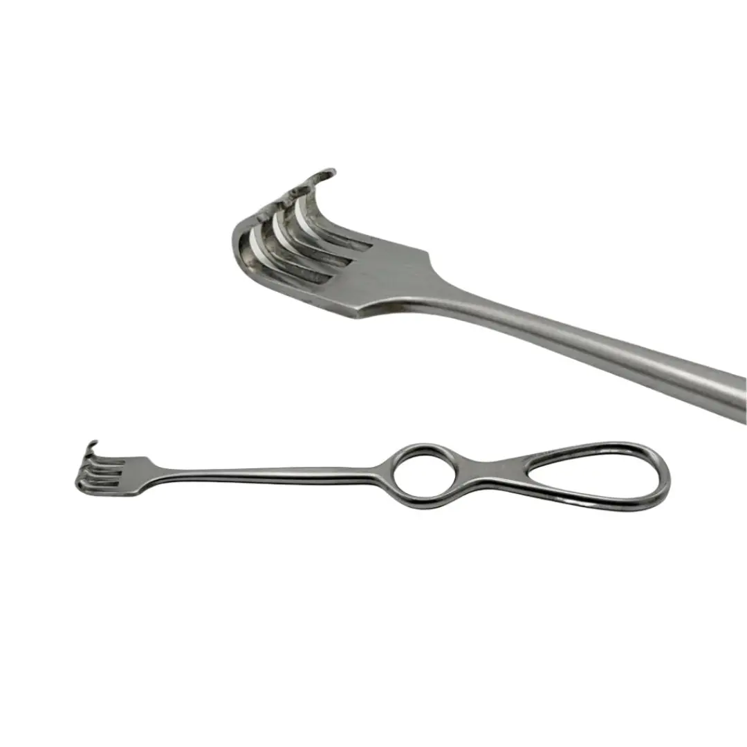 Jarit 200282 Volkman Retractor 4 Prongs 18mm Wide 9mm Deep Blunt 8-1/2"