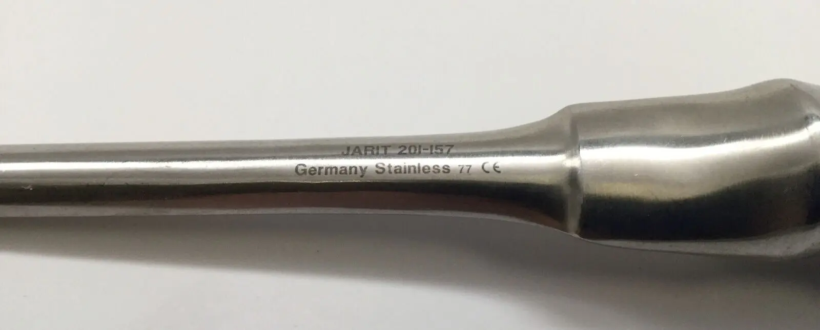 Jarit 201-157 Surgical 1-1/2" x 1-5/8" Hollow Grip Richardson Retractor 9-3/4" - Image 3