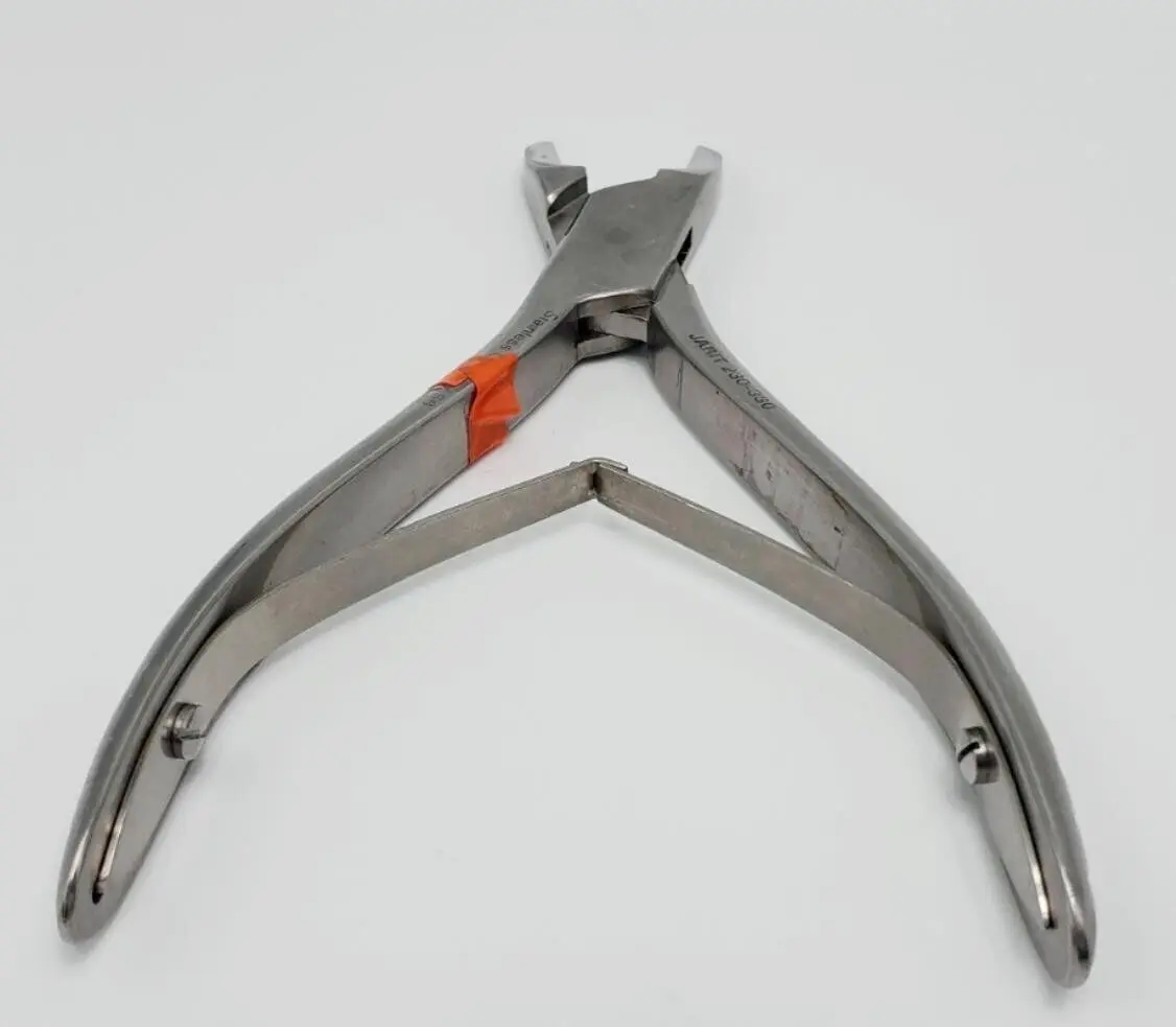 Jarit 230-330 Forceps Liston Bone Cutting 24mm Jaws Straight Orthopedic 5-5/8" - Image 3