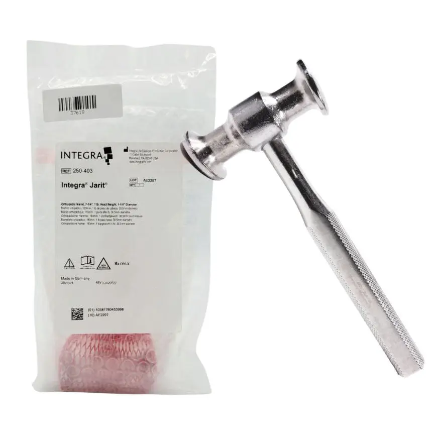 Jarit 250-403 Mallet 1lb Head Weight 1-1/4" Diameter Orthopedic 7-1/8" NEW