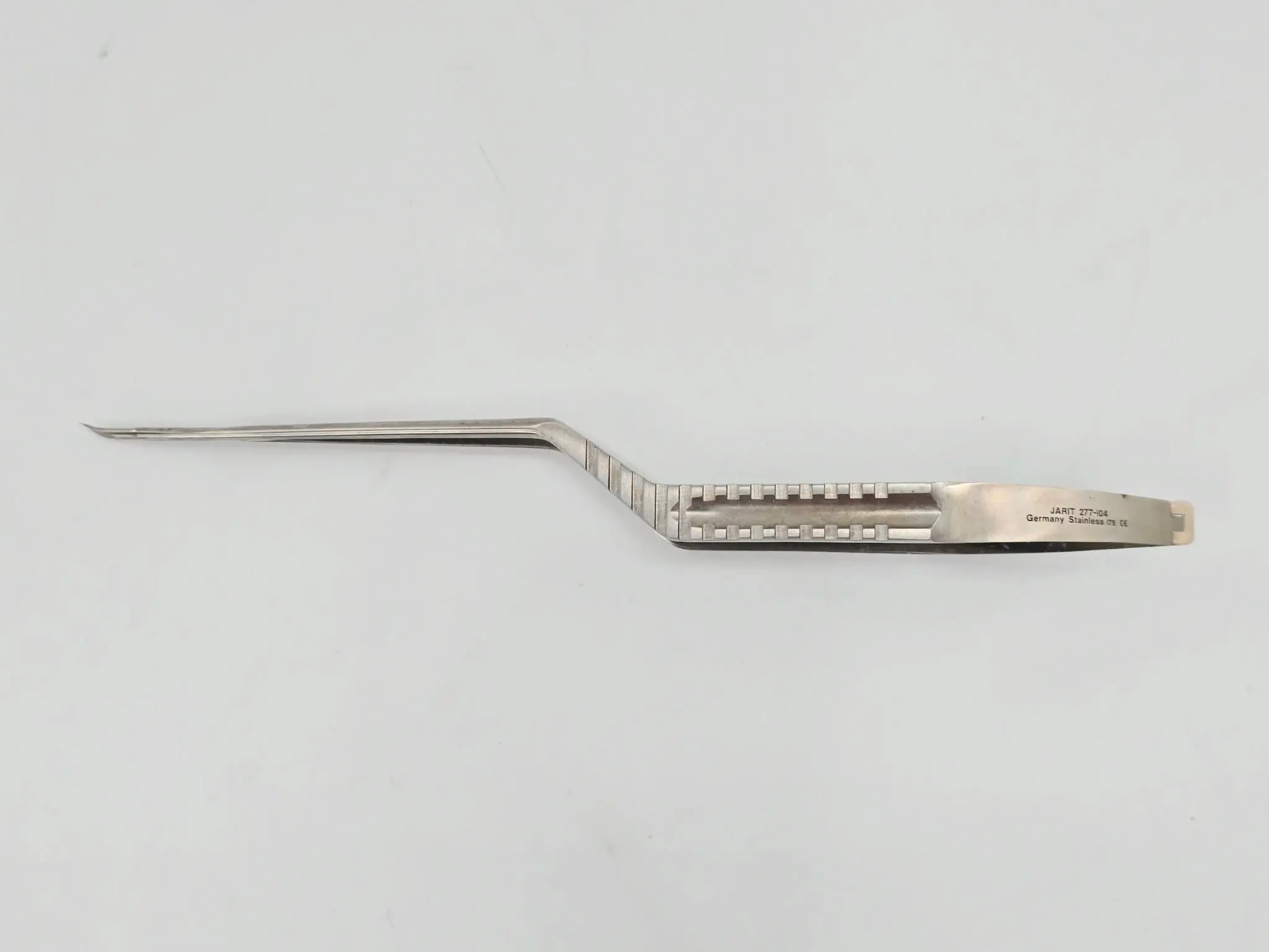 Jarit 277-104 Yasargil Scissors Bayonet Handle Curved 7.5mm Micro Blade ENT 9" - Image 4