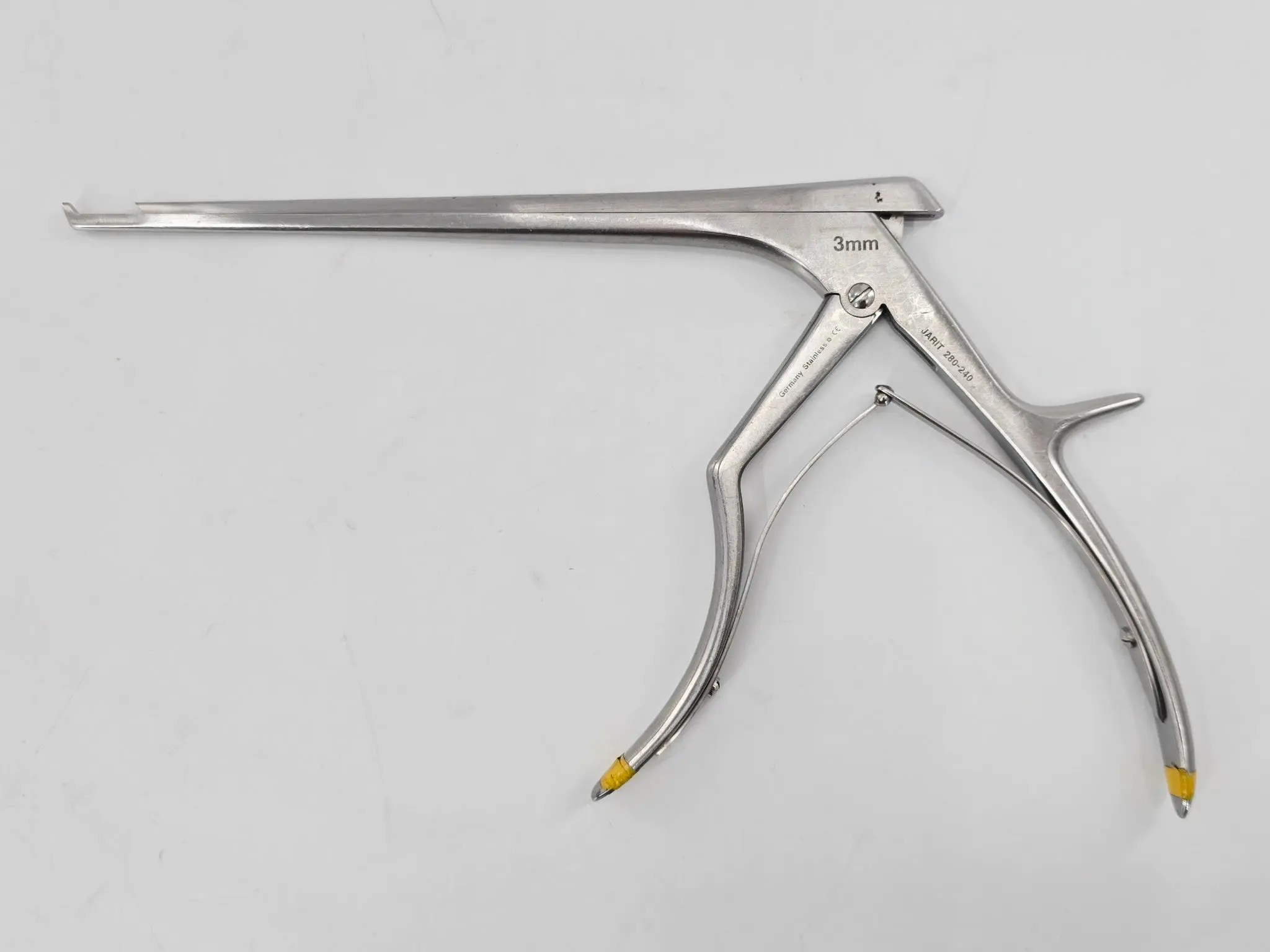 Jarit 280-240 Spurling-Kerrison Rongeur Angled 40° 3mm Bite Orthopedic 10-1/2" - Image 2