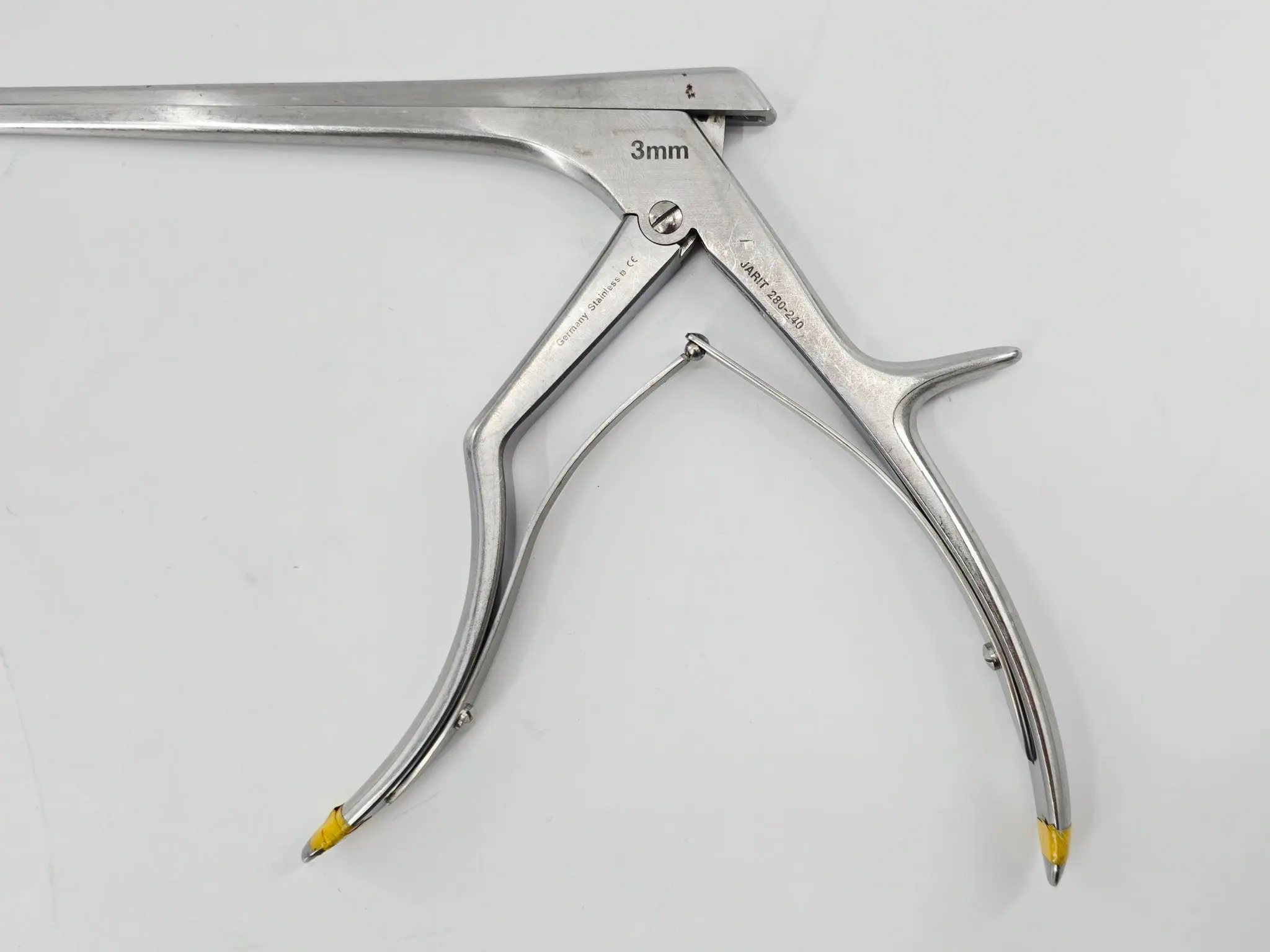 Jarit 280-240 Spurling-Kerrison Rongeur Angled 40° 3mm Bite Orthopedic 10-1/2" - Image 3