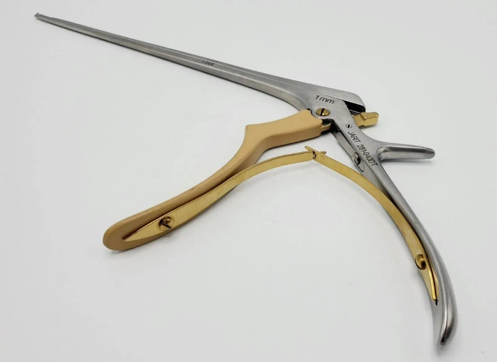 Jarit 281-040DT Kerrison Detachable Micro Cervical Rongeur 10mm 40° Up-Bite 11" - Image 3