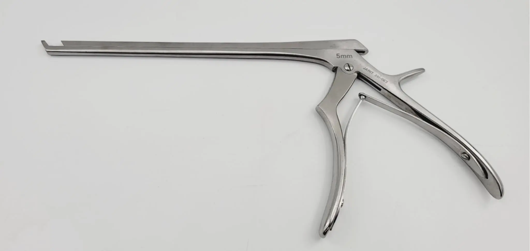Jarit 281-063 Kerrison Micro Rongeur 10mm 40° Up Bite 7-7/8" - Image 4