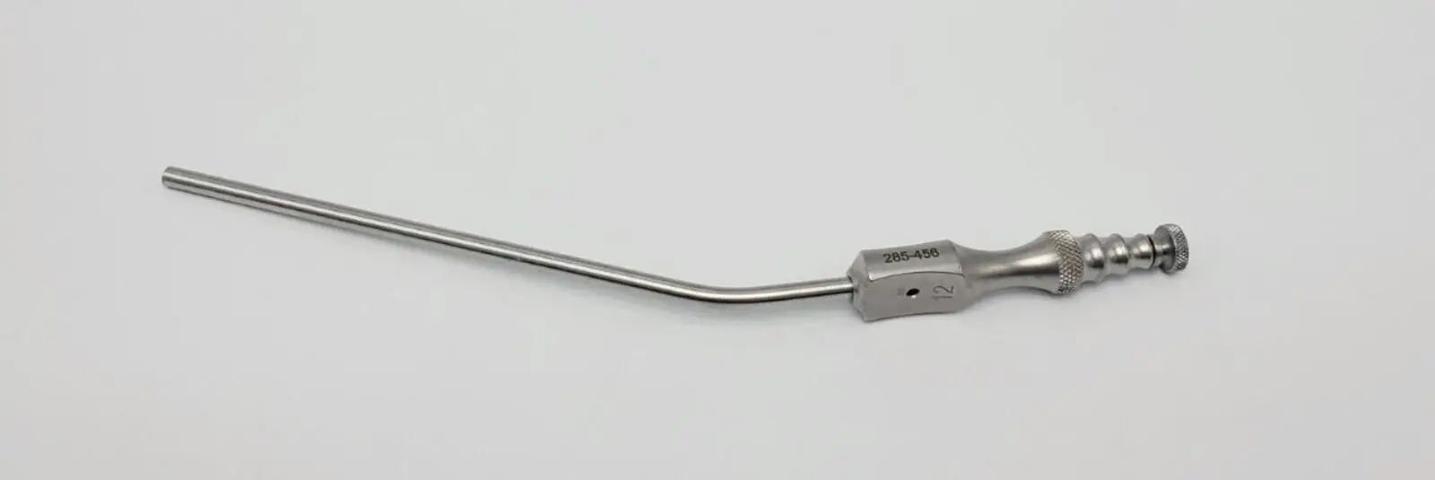 Jarit 285-456 Frazier Suction Tube 7-1/2" Angular 4" Working Length 12F - Image 2