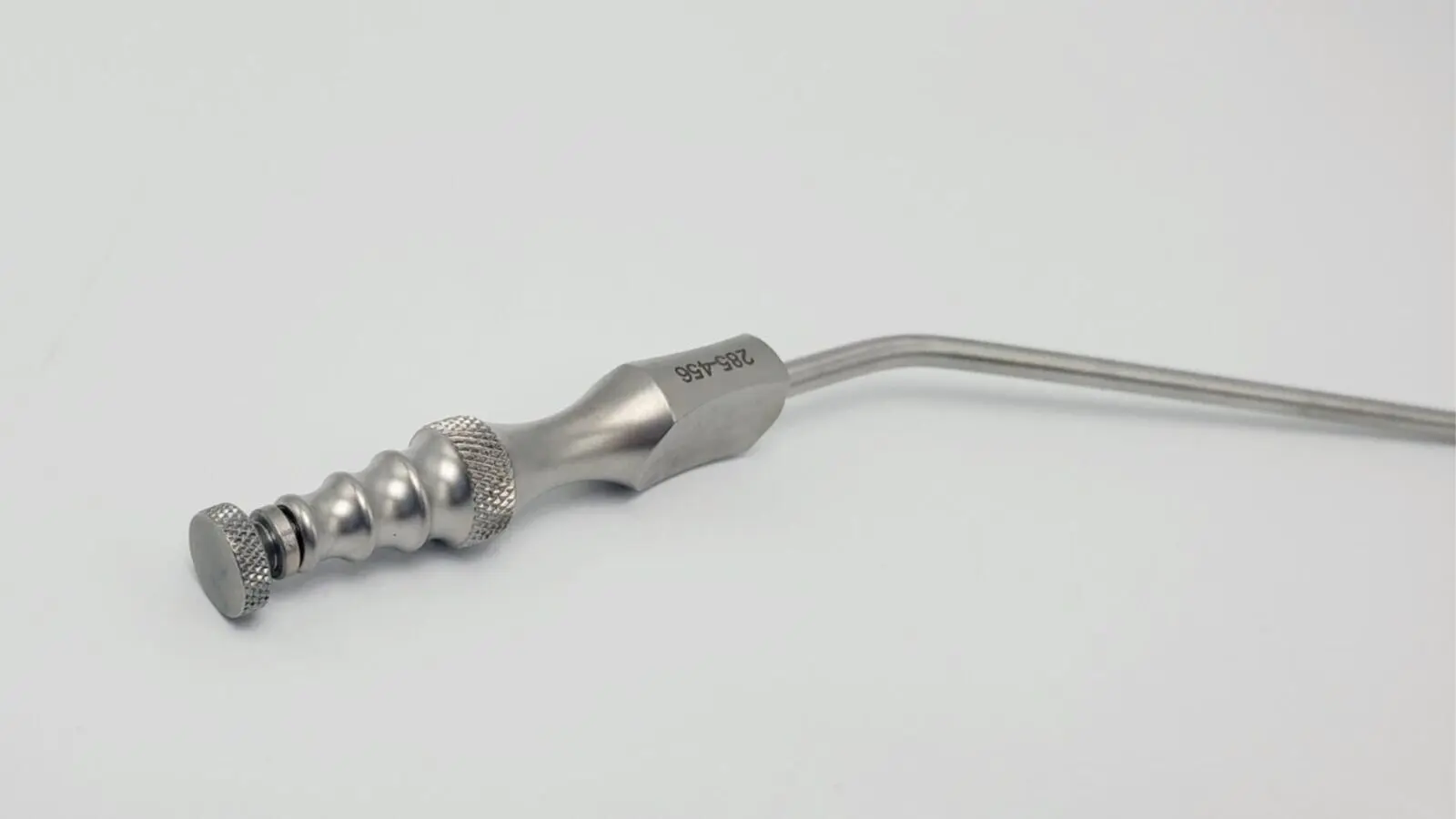 Jarit 285-456 Frazier Suction Tube 7-1/2" Angular 4" Working Length 12F - Image 4