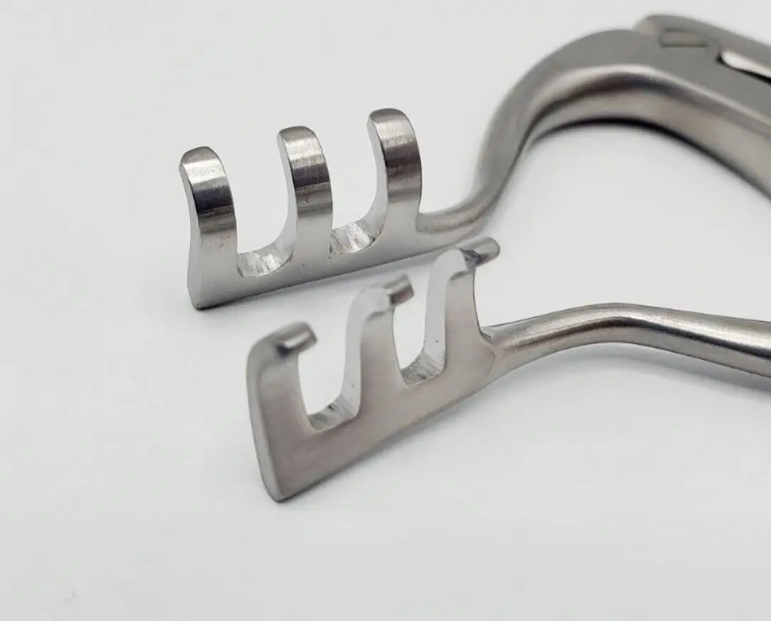 Jarit 290-101 Jansen Retractor 13mm Deep 3 x 3 Blunt Prongs 3" - Image 3