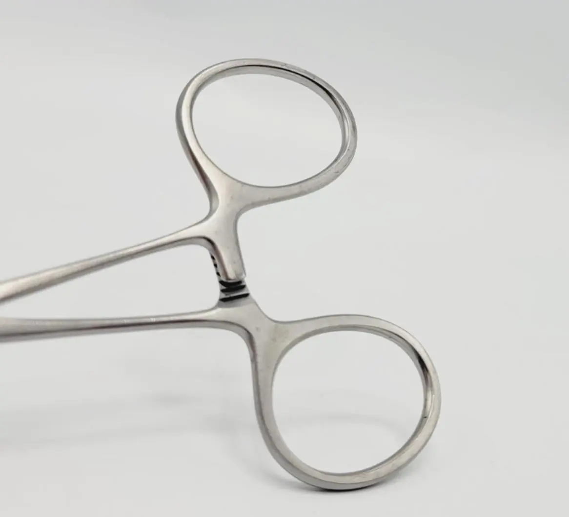 Jarit 320-182 DeBakey Clamp Curved Ring Handle 46.5mm Jaw 5-1/4" - Image 3