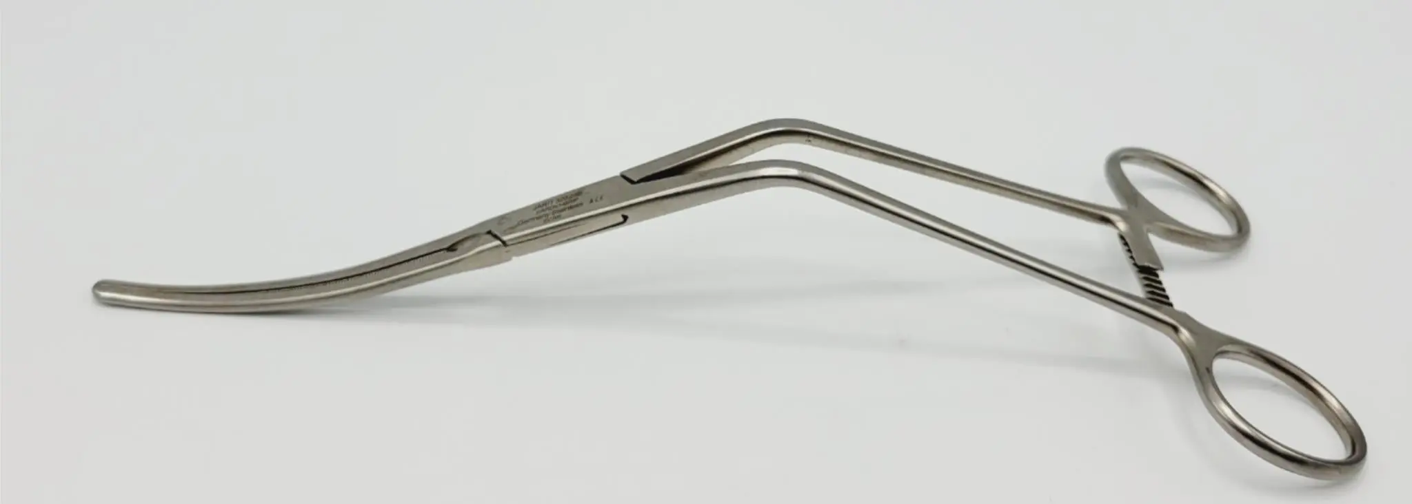 Jarit 320-289 Wylie Hypogastric Clamp Cardio Grip 1 x 2 Teeth Curved 8-1/2" - Image 3