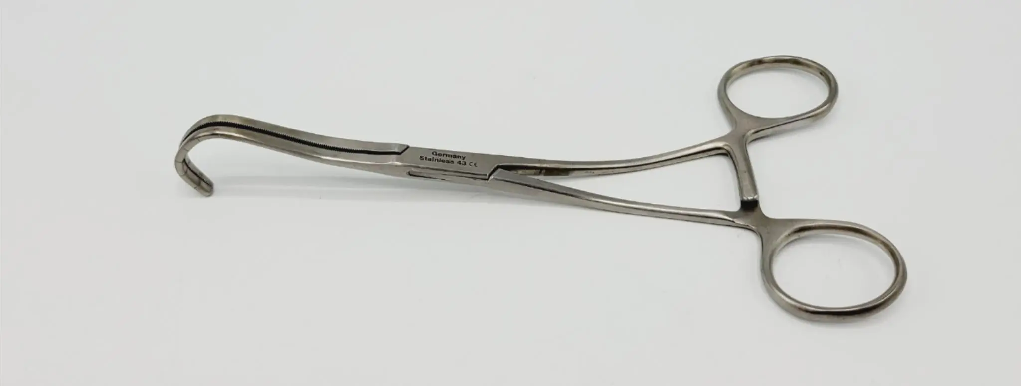 Jarit 320-436 Clamp Cooley Derra Anastomosis 3/4" Curved Shanks Small 6-5/8" - Image 4