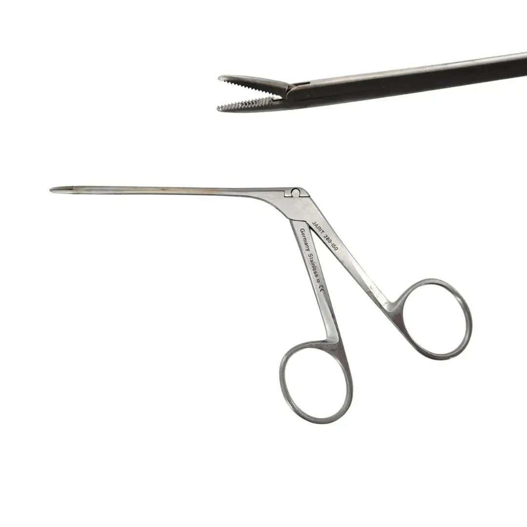 Jarit 380-150 Hartman Alligator Ear Forceps Serrated 1.8x0.8mm Jaws ENT 5-1/4"