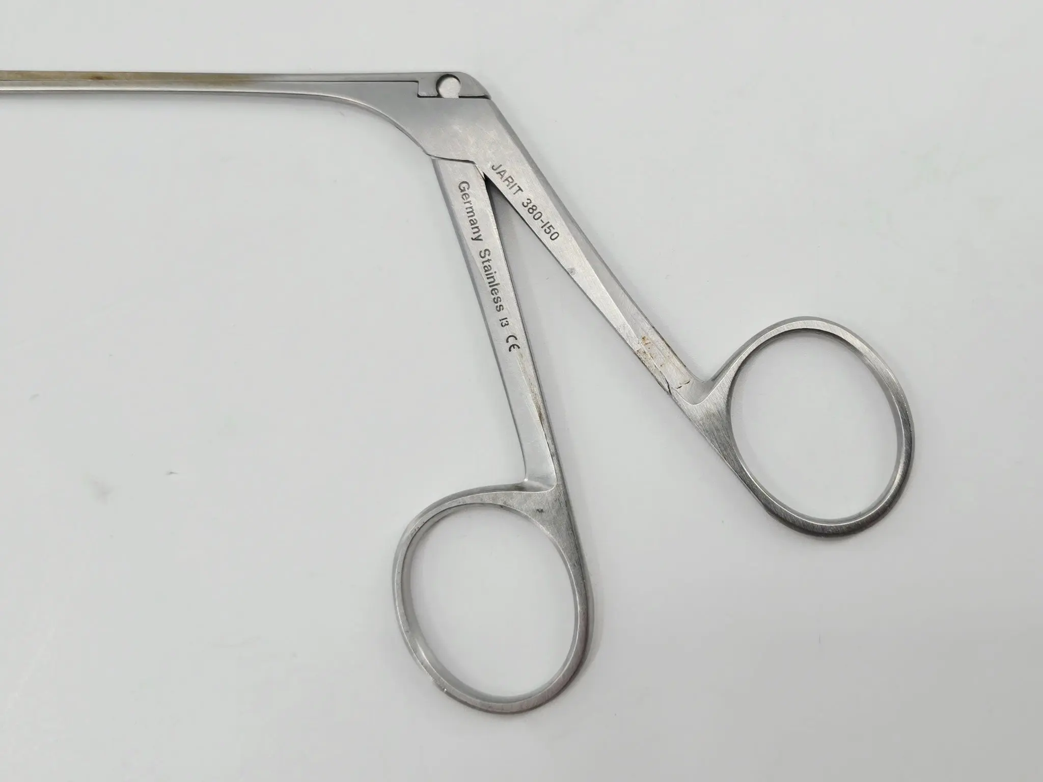 Jarit 380-150 Hartman Alligator Ear Forceps Serrated 1.8x0.8mm Jaws ENT 5-1/4" - Image 3