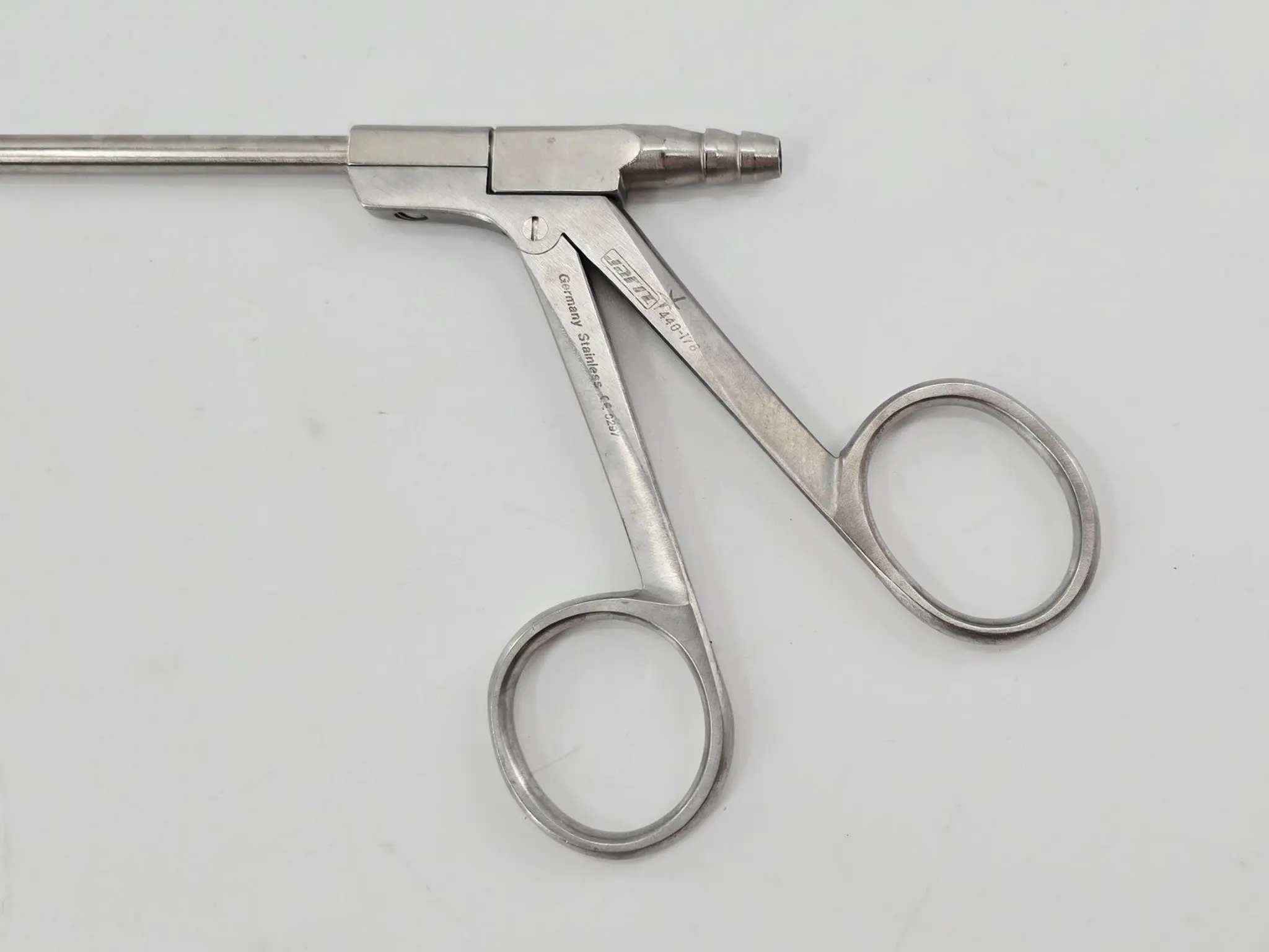 Jarit 440-178 Blakesley Suction Forceps Straight Size 1 4mm Jaw ENT 7-3/4" - Image 3