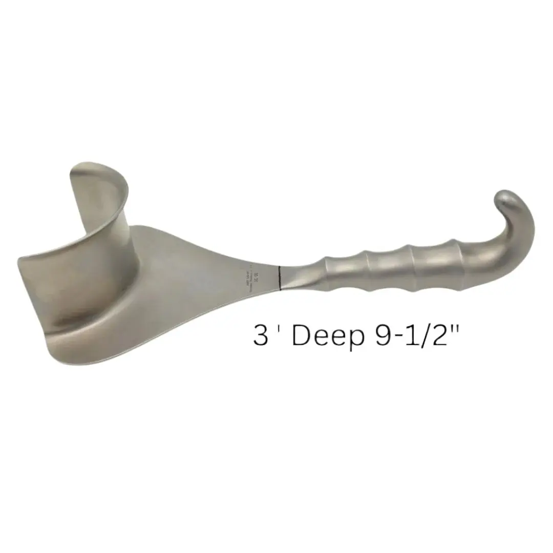 Jarit 500-197 Delee Universal Retractor 90° Right Angled 75mm OB/GYN 9-1/2"
