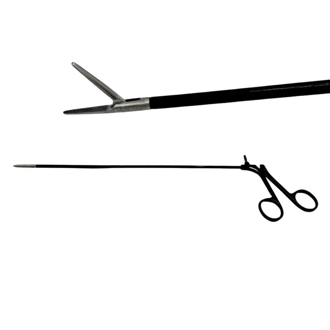 Integra Jarit 600-112 Forceps Slender Tapered & Fine Serrated Jaws Monopolar 5mm 16-1/2"